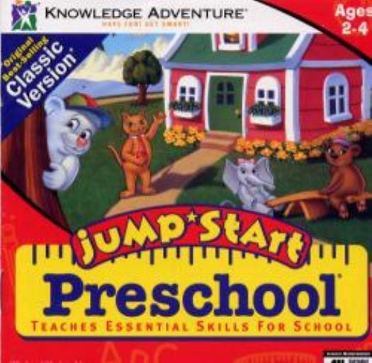 JumpStart Preschool PC MAC CD learn read count numbers phonics reading kids game