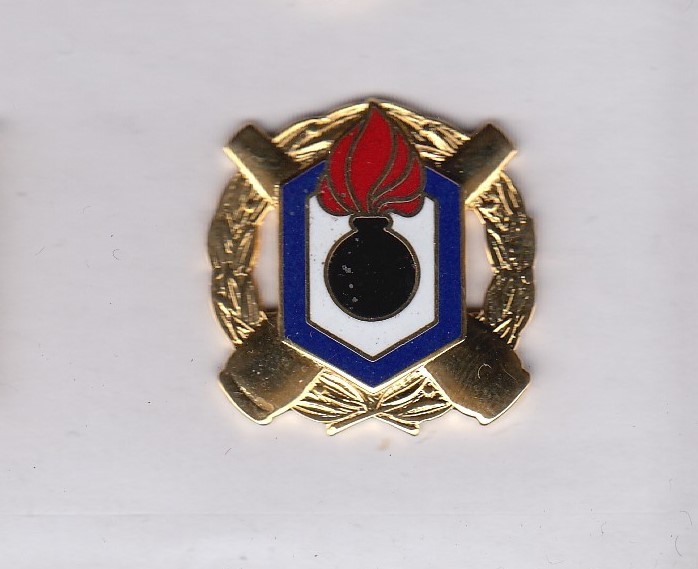 US ARMY MUNITIONS & ORDNANCE Command Cadre crest DUI badge G-23