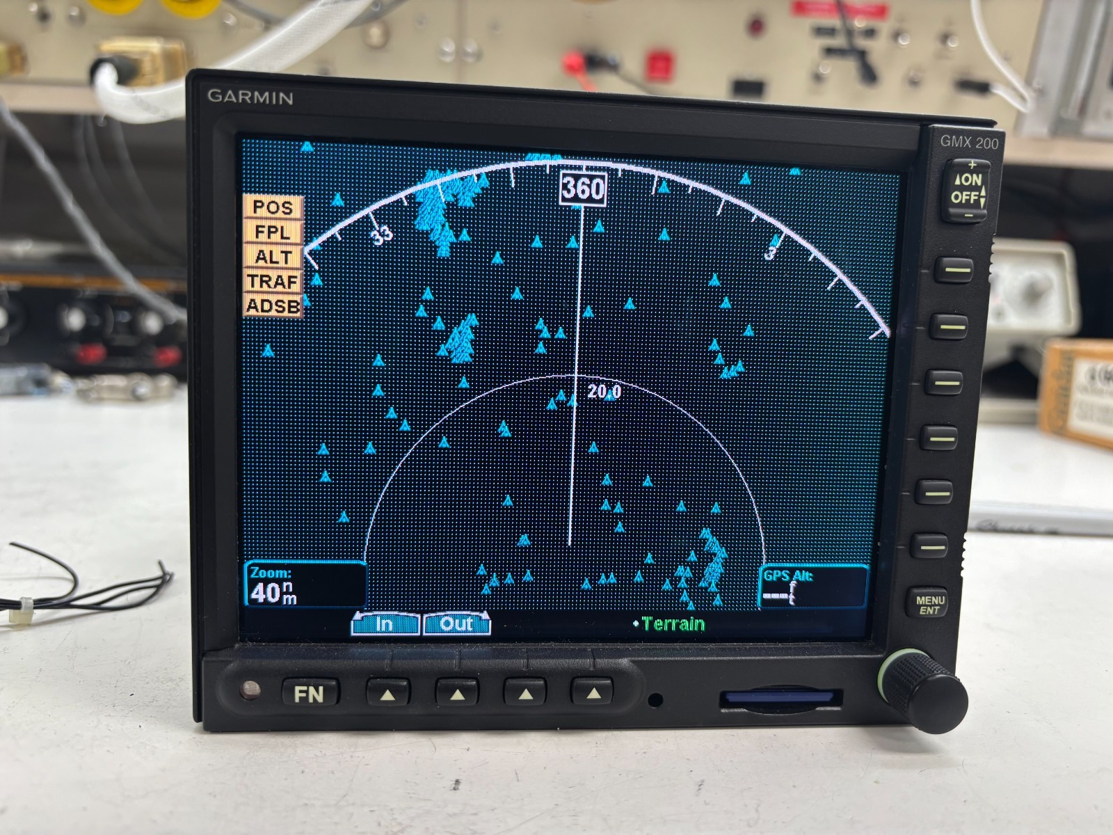GARMIN GMX 200 MFD Multi-Function Display PN 011-01271-00 w/ 8130 + Tray + Data