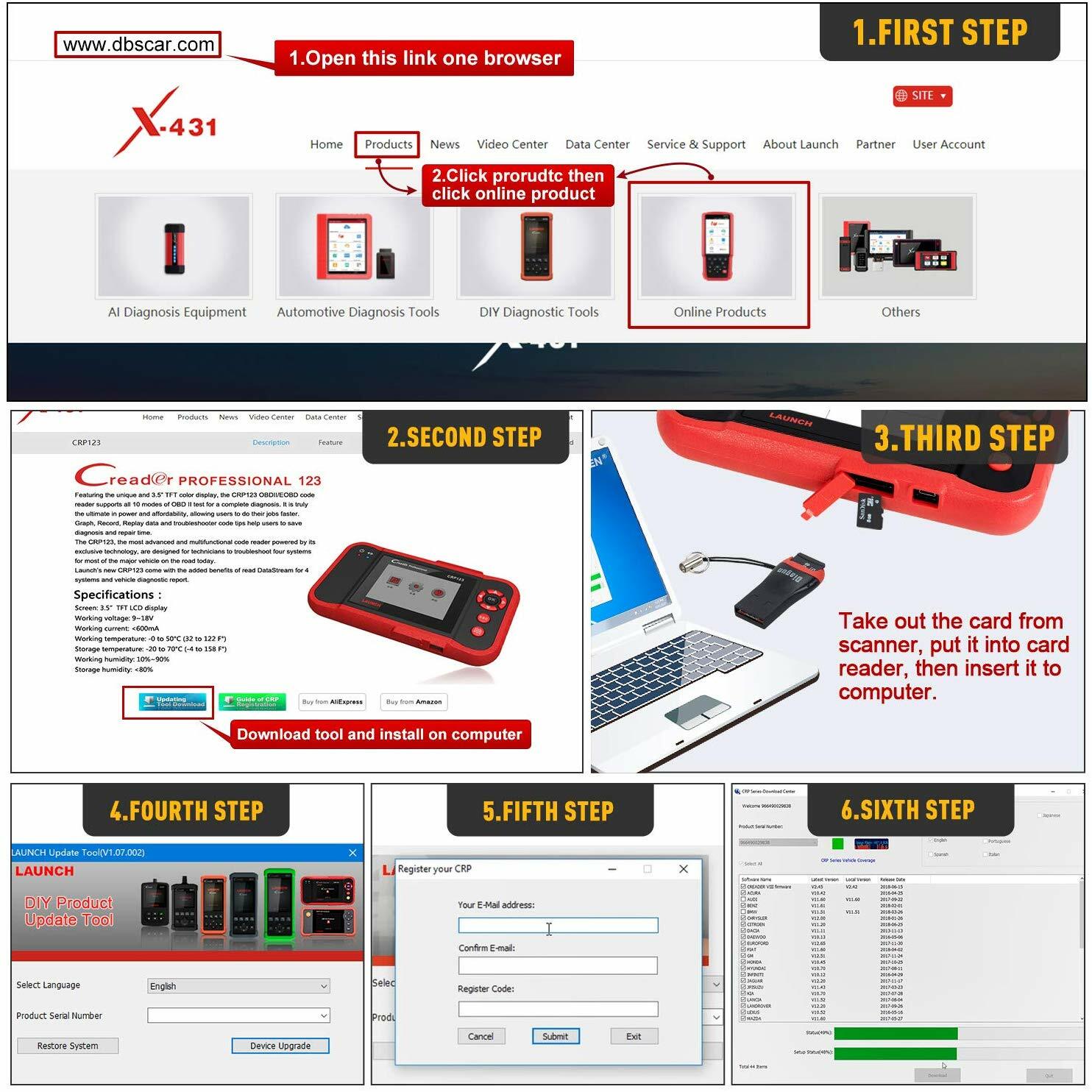 Check Engine OBD2 Scanner Transmission ABS SRS Code Reader Diagnostic Scan Tool