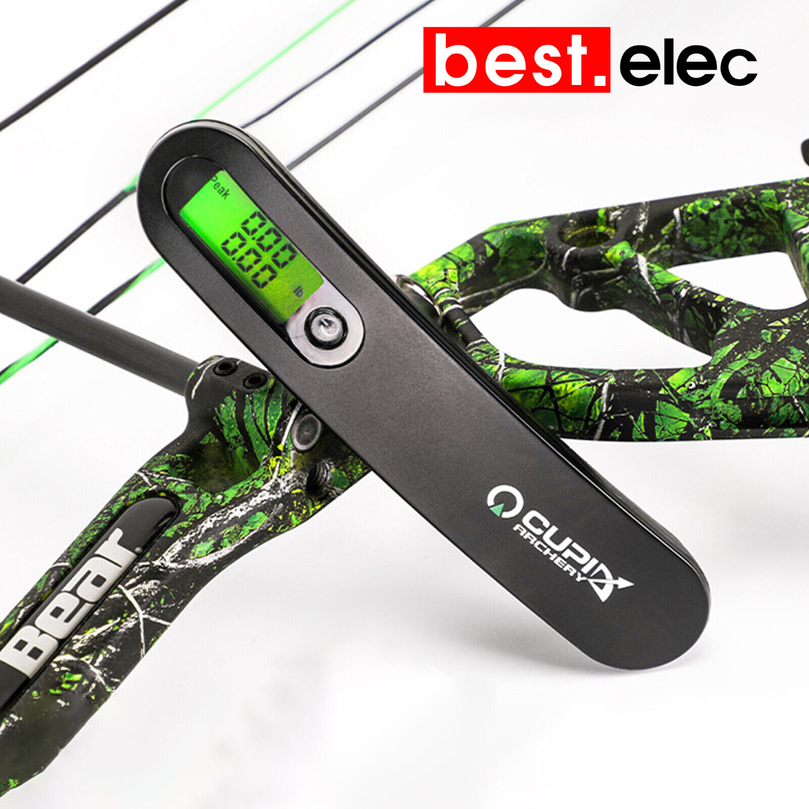 Archery Bow Scale Digital 110lbs Draw Weight Peak Compound Recurve Bow Luggage
