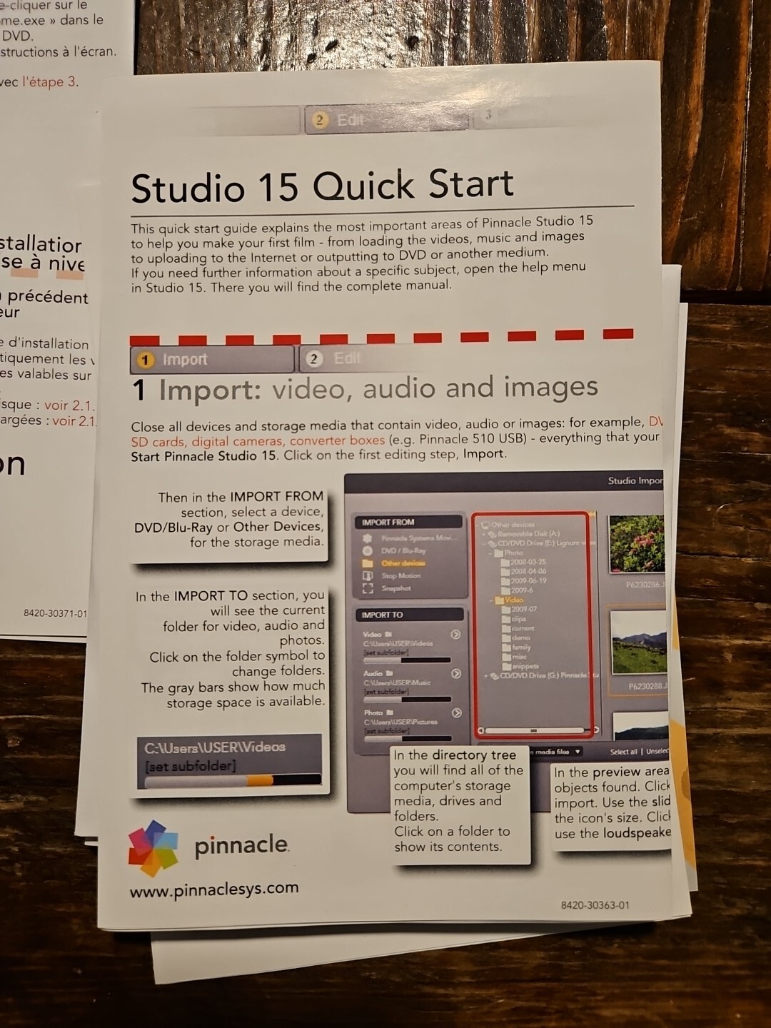 Pinnacle StudioHD Version 15 Software DVD W/Activation Key