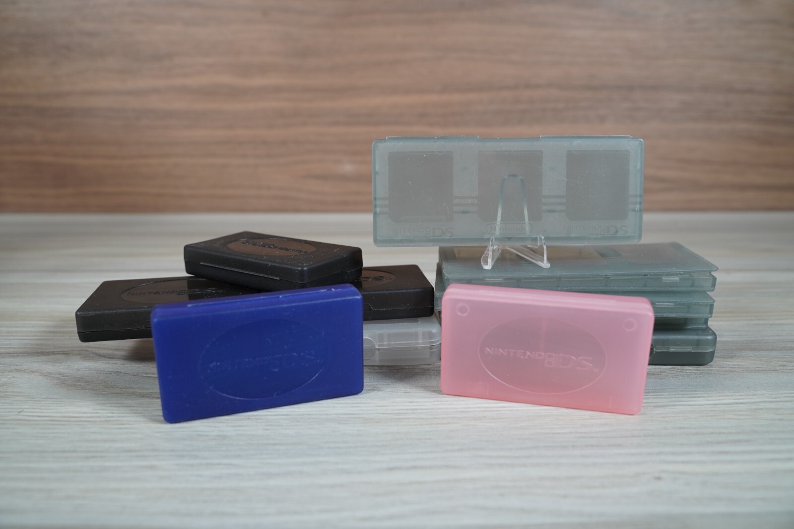 Nintendo DS OEM Game Cartridge Holders Various Cases Lot of 10