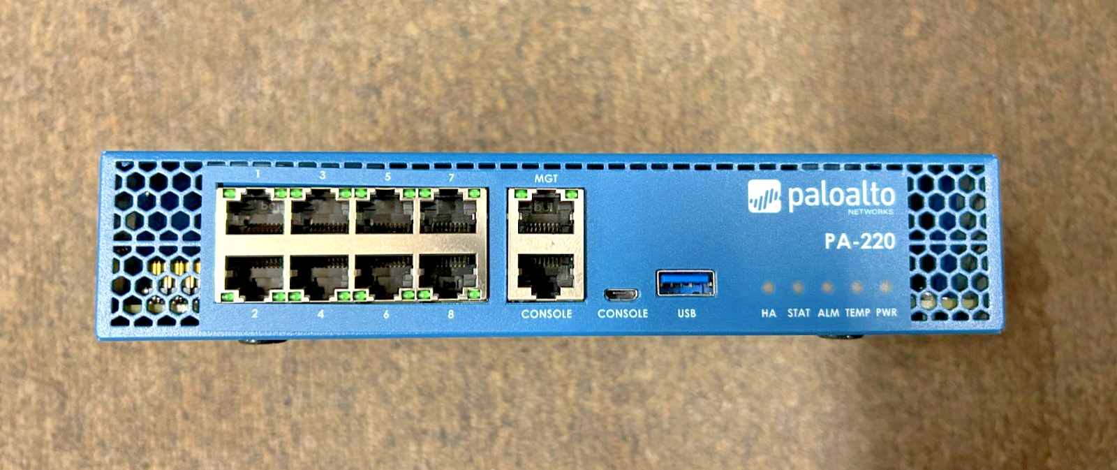 Palo Alto PA-220 Network Security Appliance Firewall NO AC Adapter