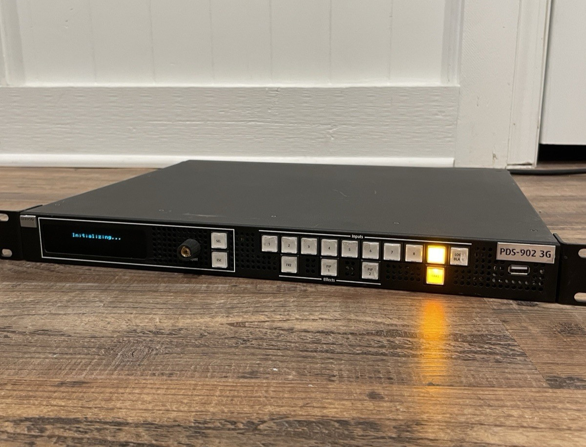 Barco PDS-902 3G Digital Video Switcher – 9x2 Scaler/Switch – Tested