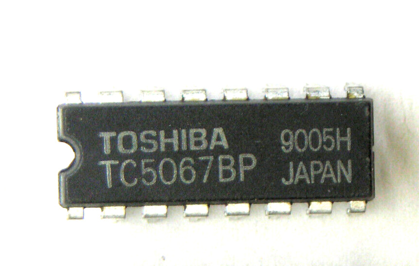 TC5067BP  "Original" Toshiba  16P DIP IC  1 pc