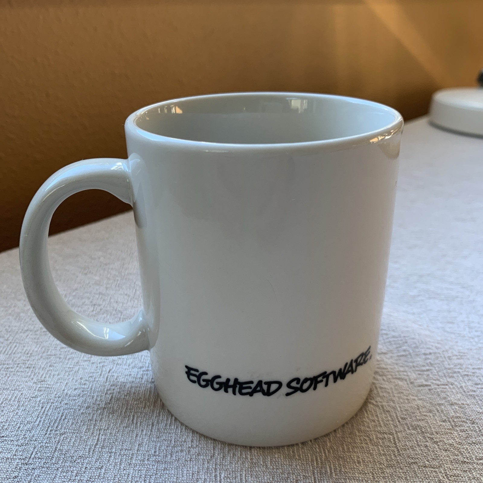 Vintage Egghead Software 1988 Mug