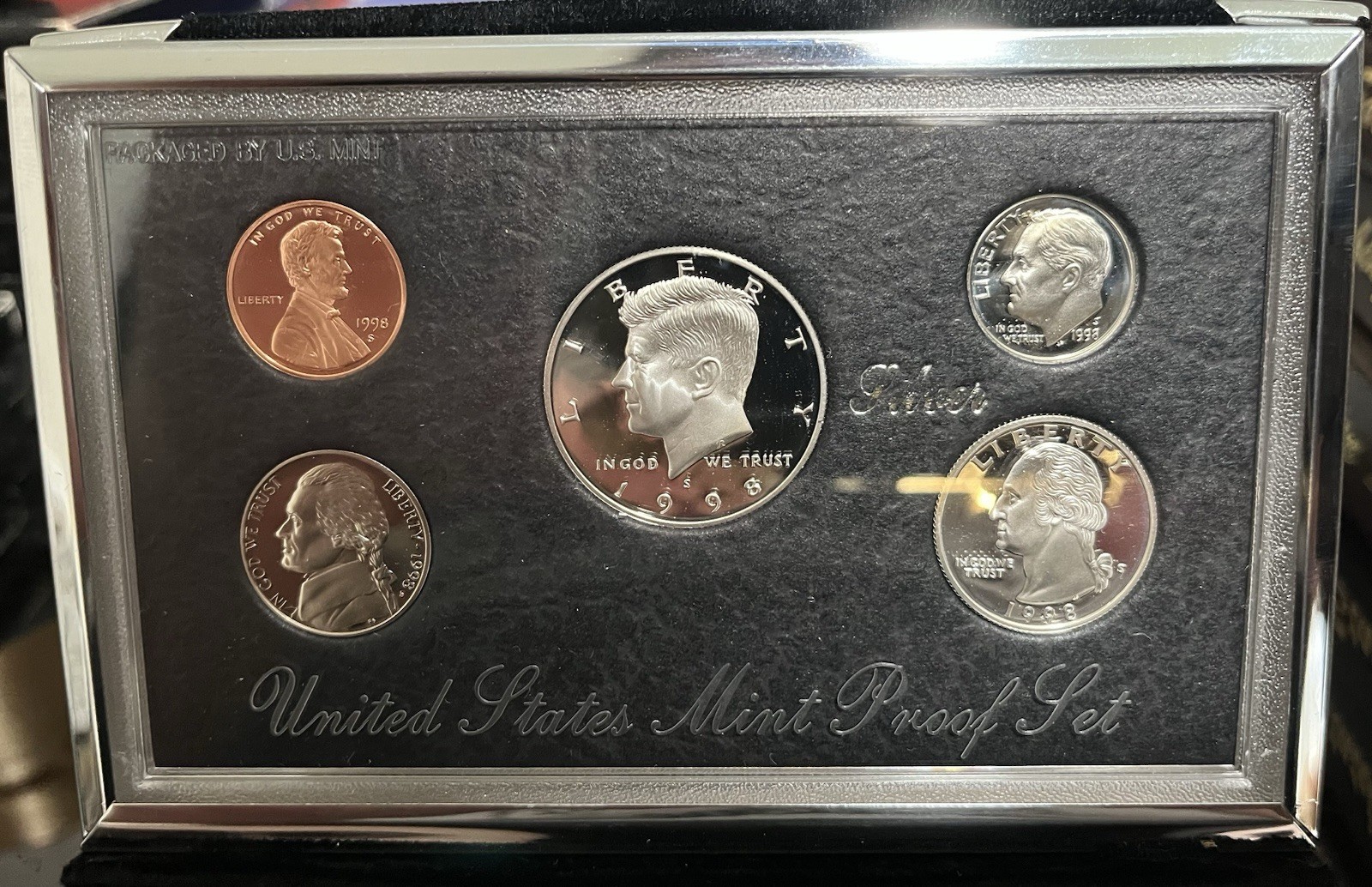 1998 United States Mint Premier Silver Proof Set