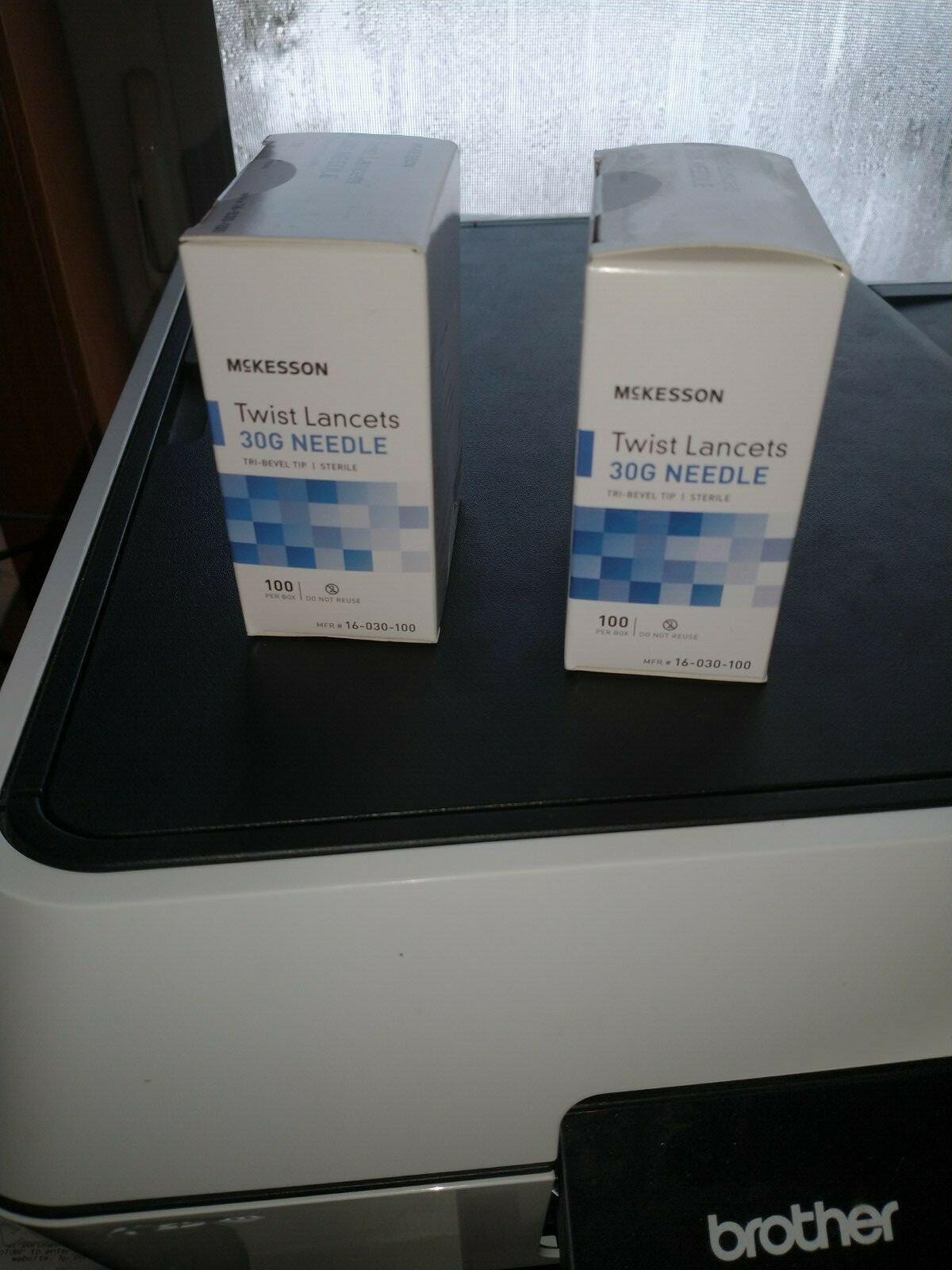 (2) 100 McKesson Twist Lancets 30G - Blood Diabetes Glucose Testing  200 total