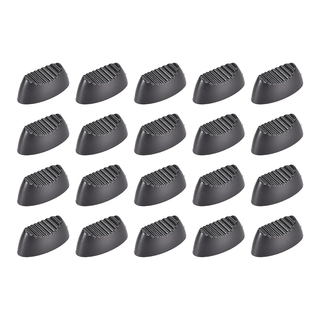 Console Mixer Slider Fader Knobs Replacement for Potentiometer Black  20pcs