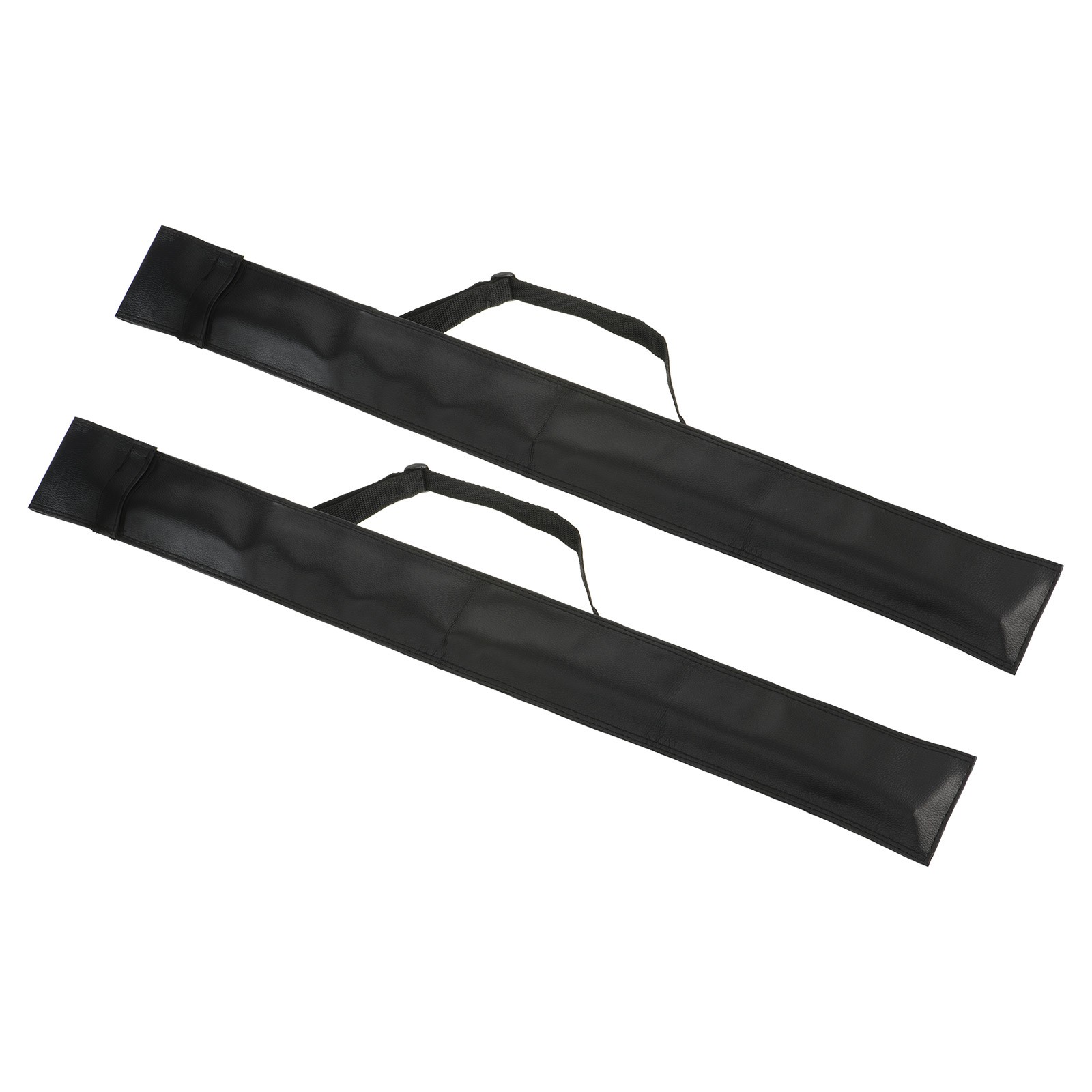 2Pcs 32 Inch Pool Cue Bag 1/2 Billiard Stick Storage Pool Cue Carrying Bag Black