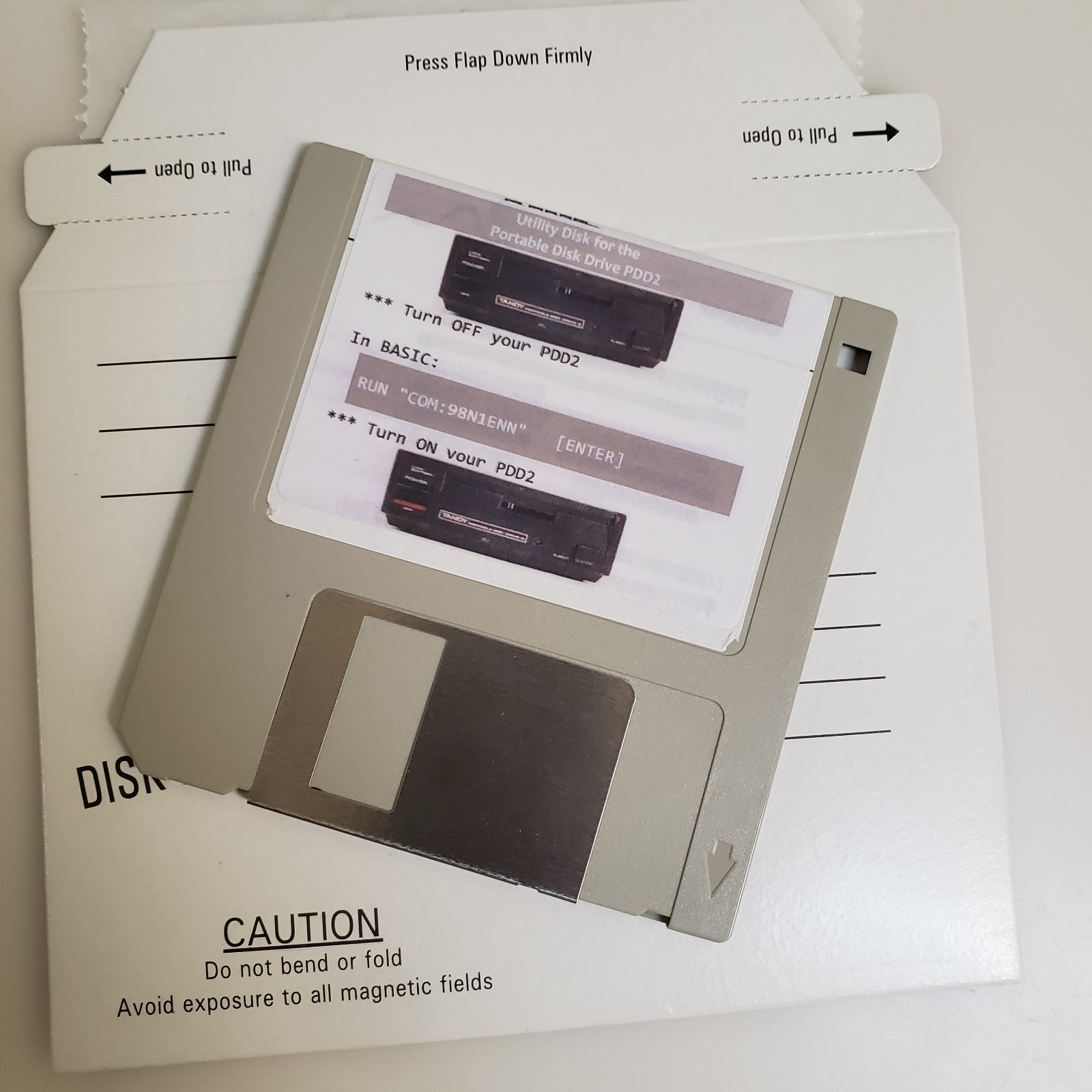 Utility Disk for Model 100 Computer  Tandy Portable Disk Drive 2 (TPDD)