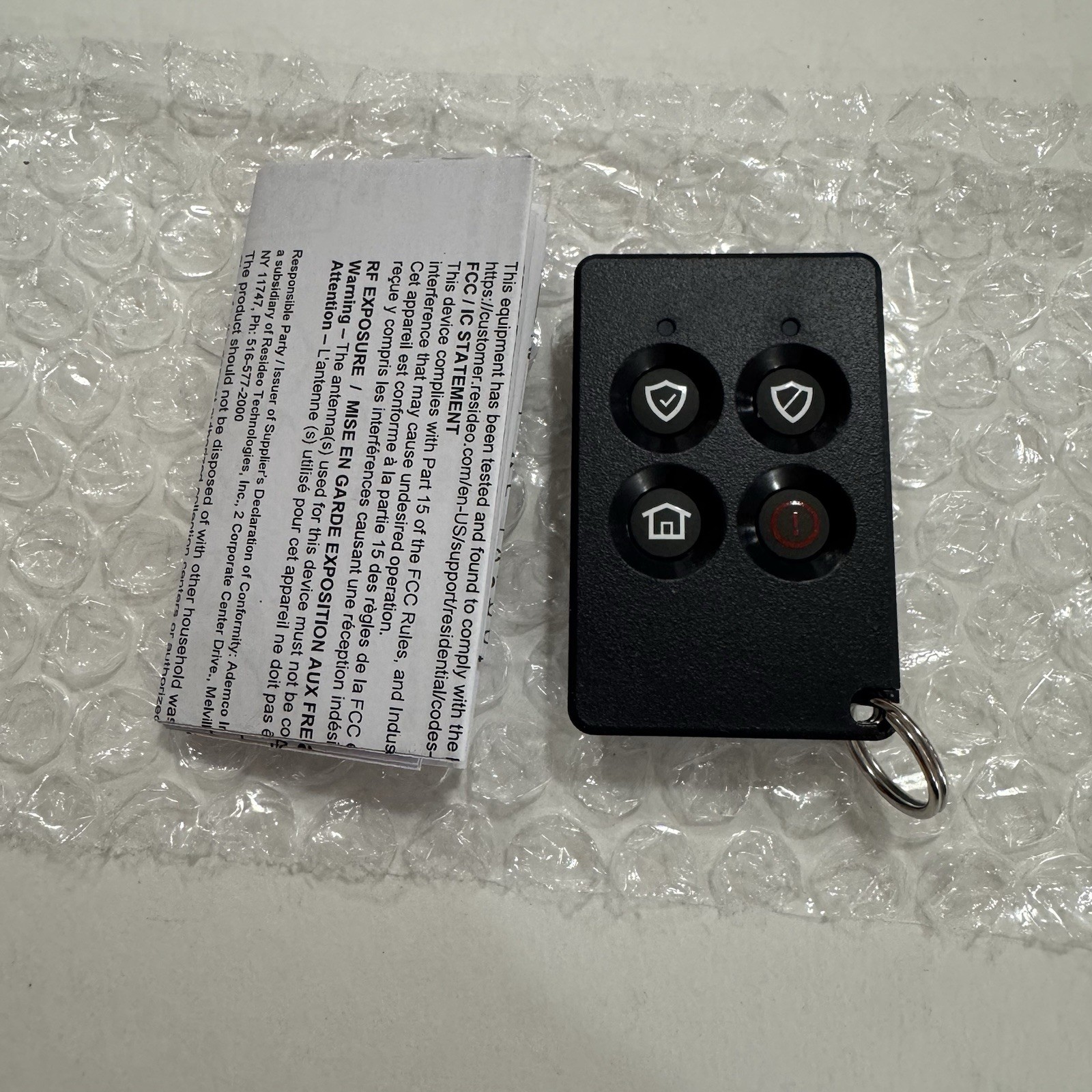 Honeywell Home PROSIXFOB ProSeries Wireless Key Fob New E51