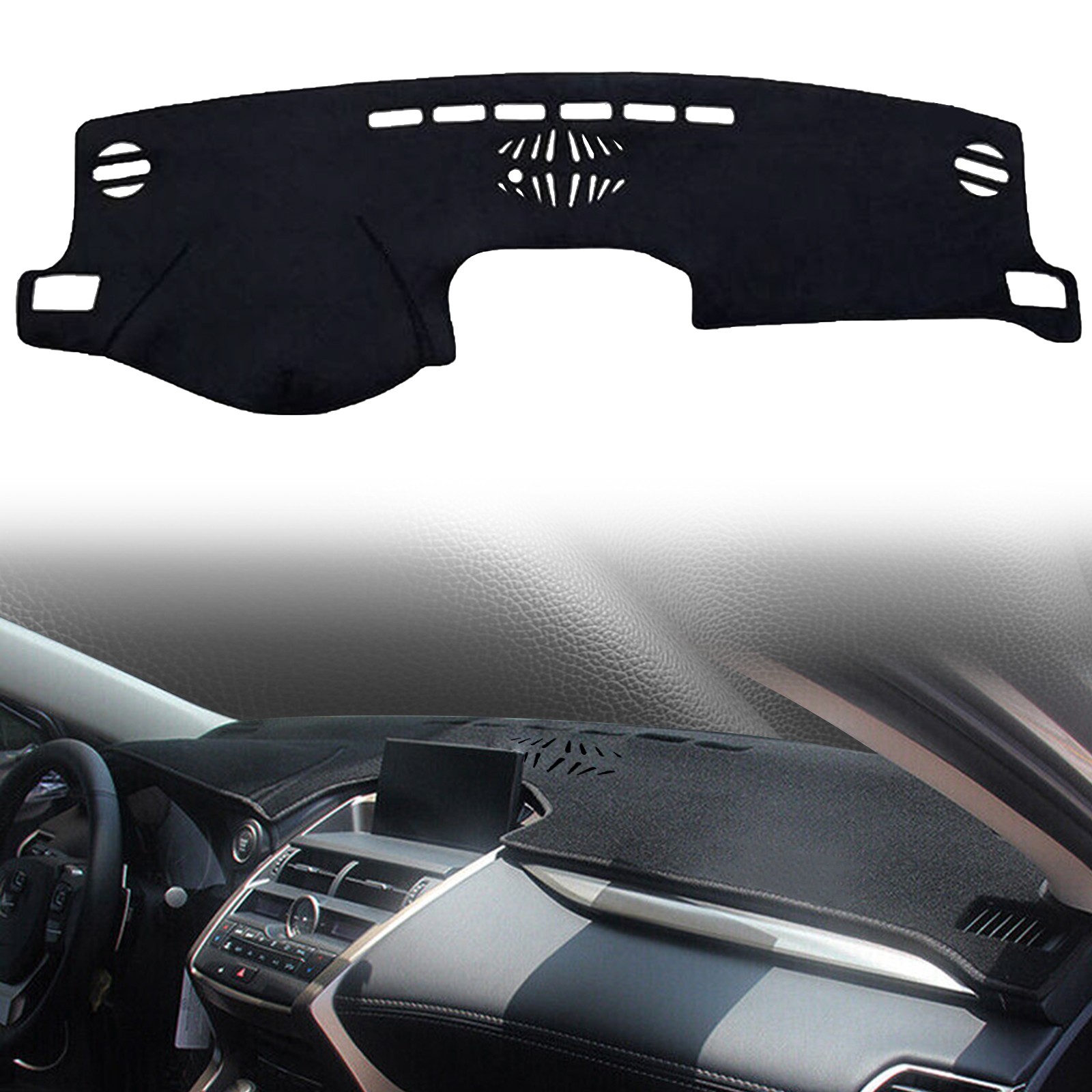 fit for Lexus NX 2015~2020 LHD Dashboard Pad dashmat Car Leather Accessories