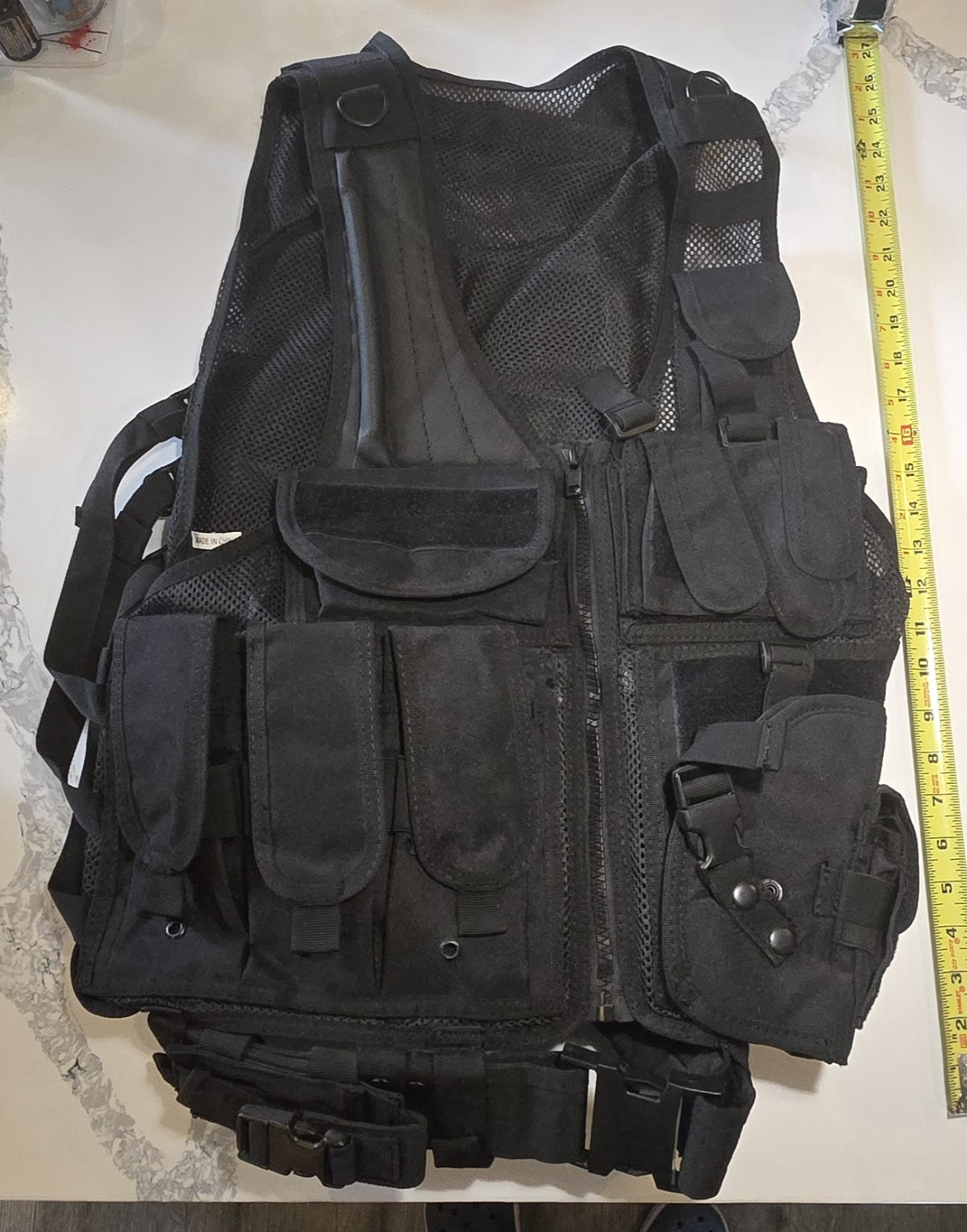 Tactical Vest Lightweight Breathable Polyester Sports Vest Outdoor Vest S-XXL