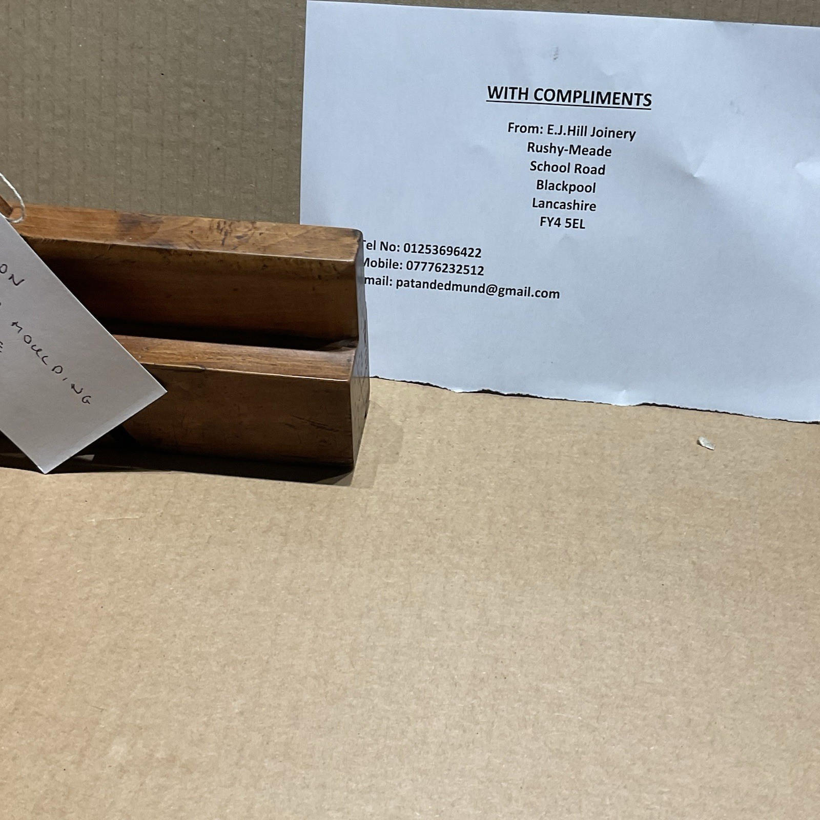 MATHIESON 5/8” Sash Moulder