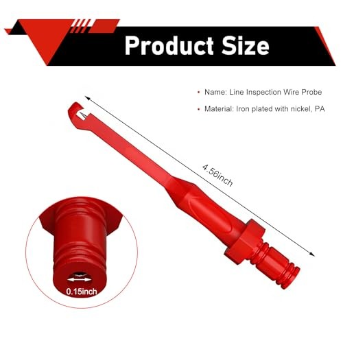 2PCS Multimeter Test Leads Set, Electrical Test Probes Back Probe Set,