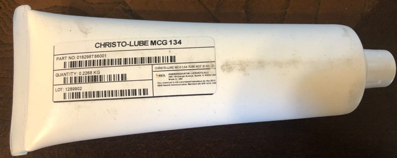 CHRISTO-LUBE MCG 134 White Aircraft & Instrument Grease - 2 oz Tube