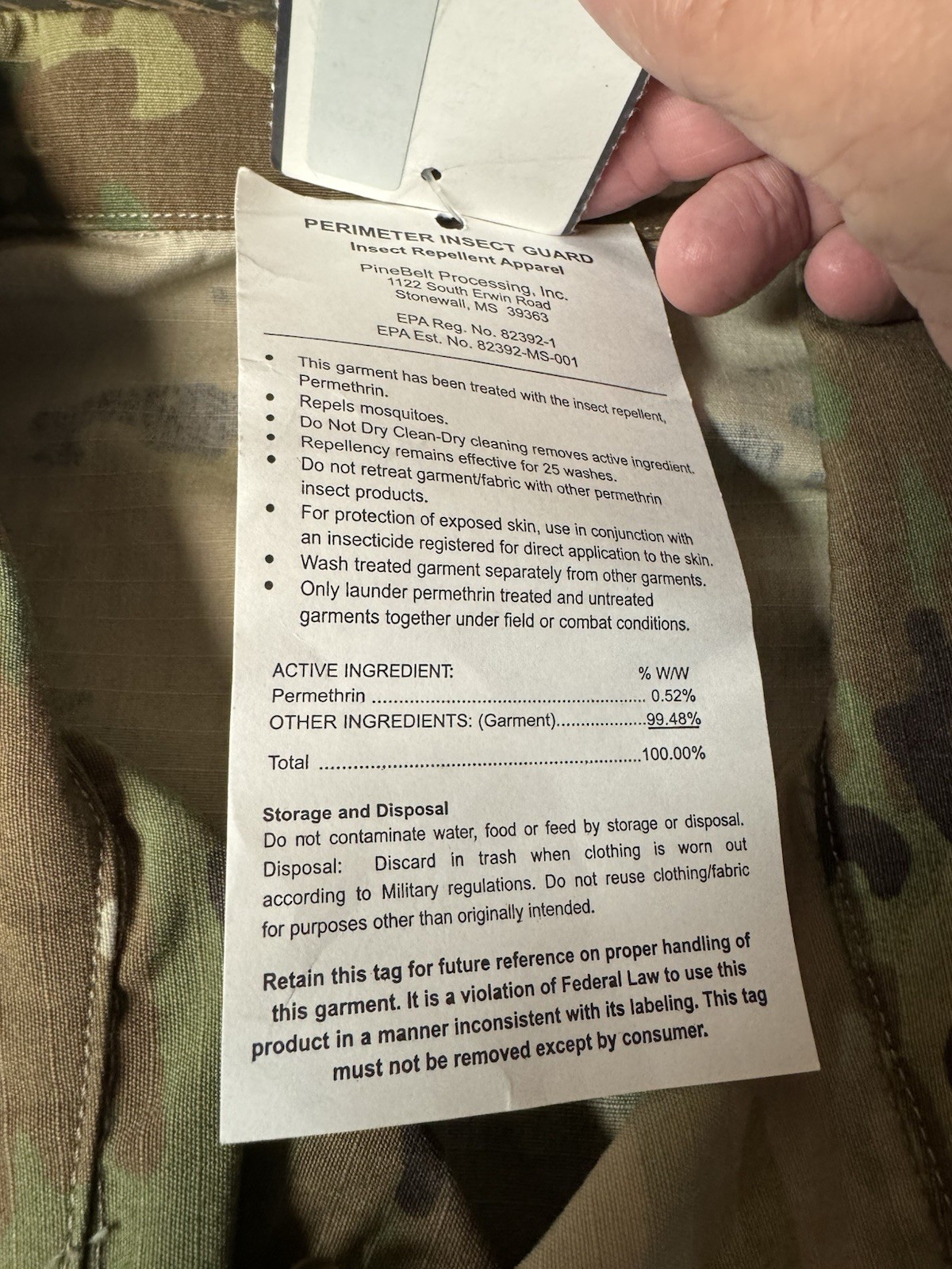 Multicam US Shirts Size XL