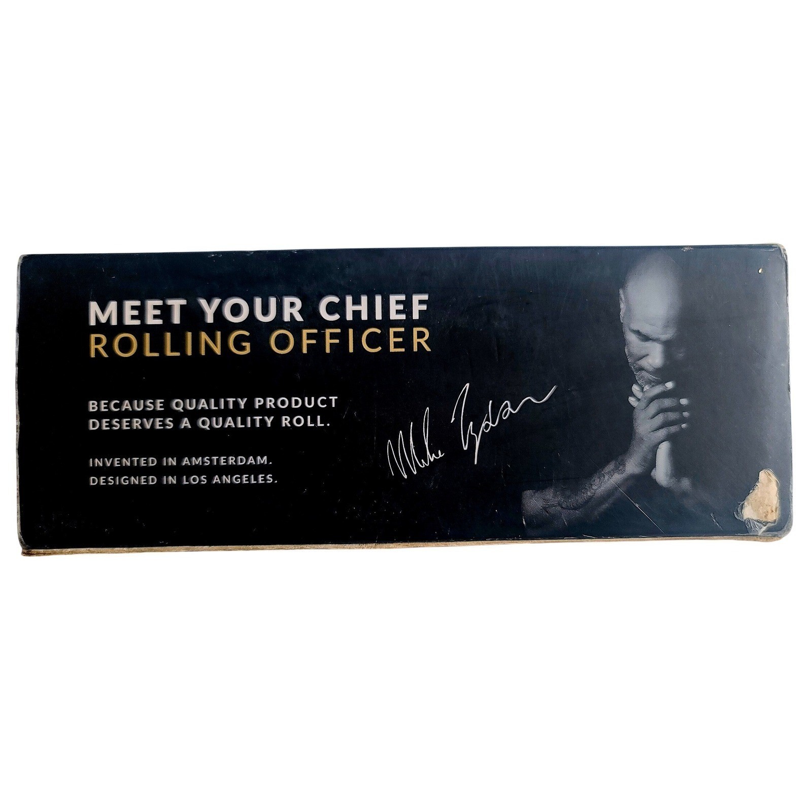 Tyson Ranch x Futurola King Size Cone Roller Mike Tyson Signature Black Gold