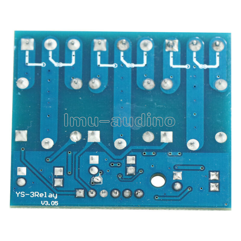 3-Channel Relay Module With Optocoupler Isolation Compatible 3.3V 5V Signal