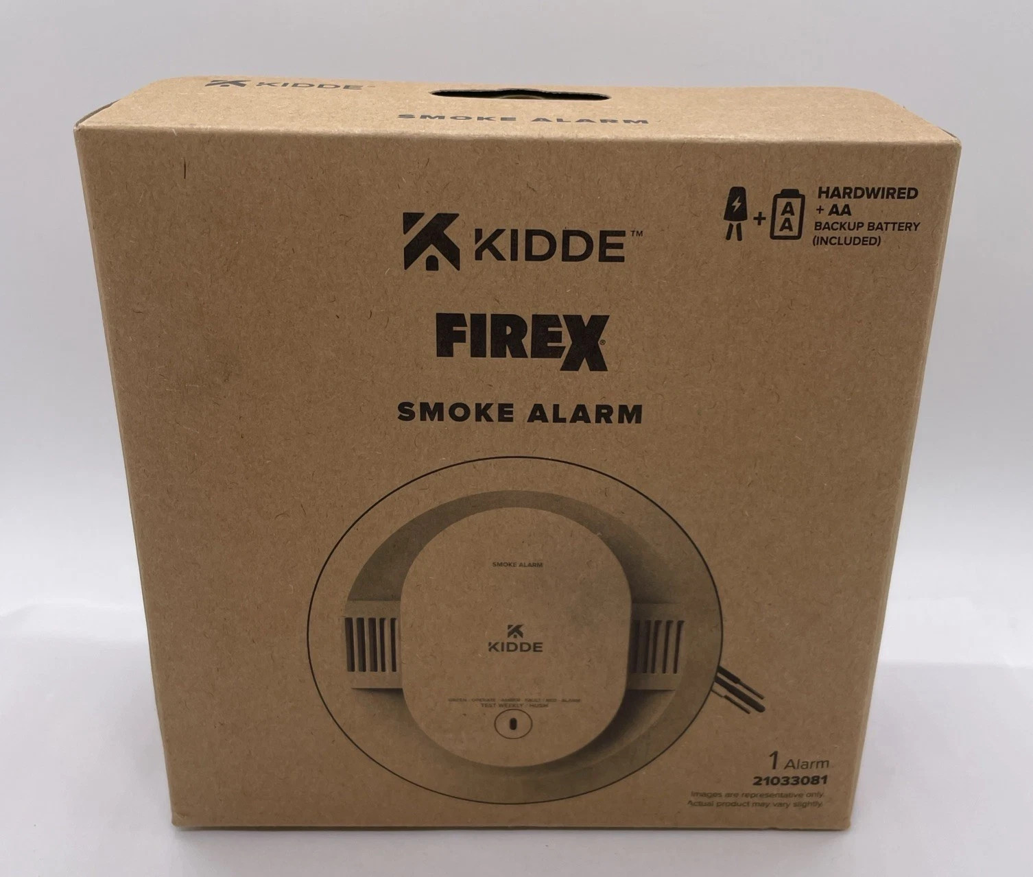 Kidde SMACFEX 21033081 Smoke Alarm 120V Hardwired with Battery Backup