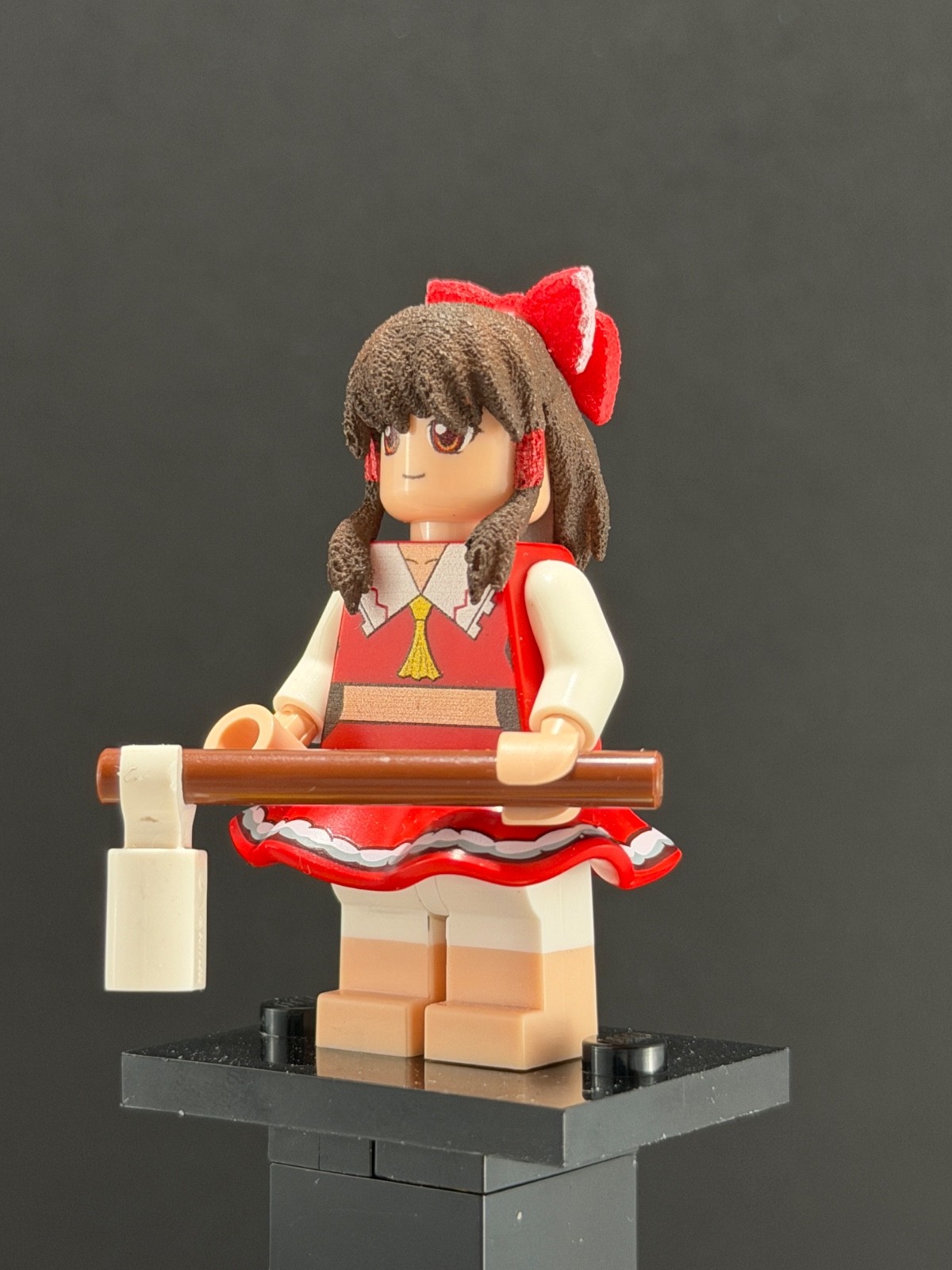 Blue Fennec Creations TouhouFest 2026 Exclusive Reimu Hakurei Lego Minifigure