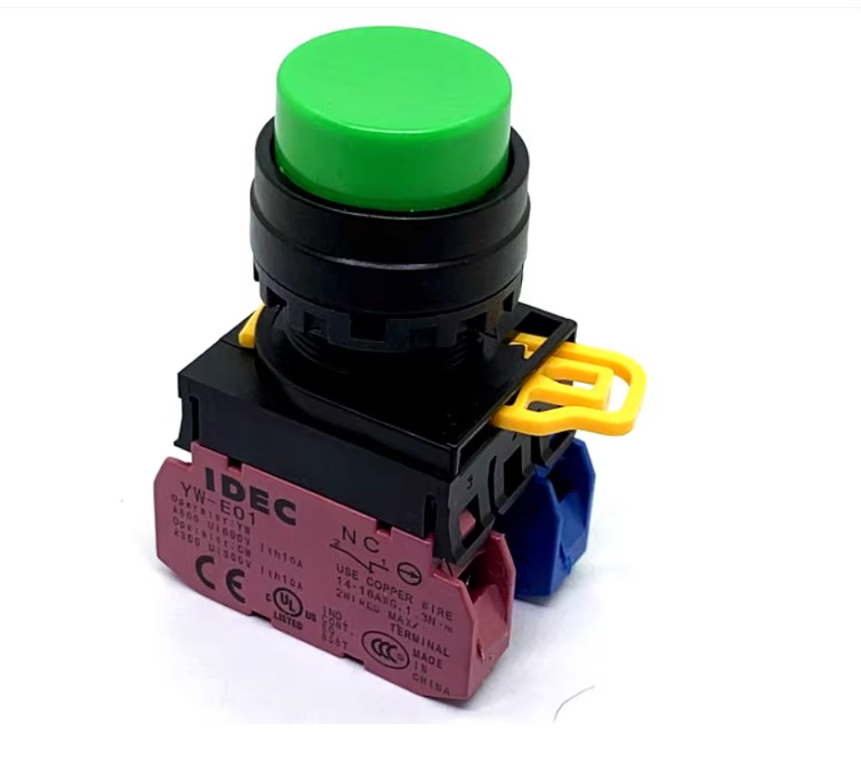 1PC New IDEC Self-reset button without light YW1B-M2E30B 3NO black #LL