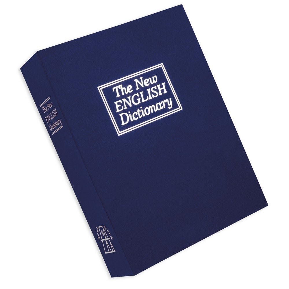 Bulldog Diversion Pistol Vault Safe Book With Combination Lock Blue - BD1180