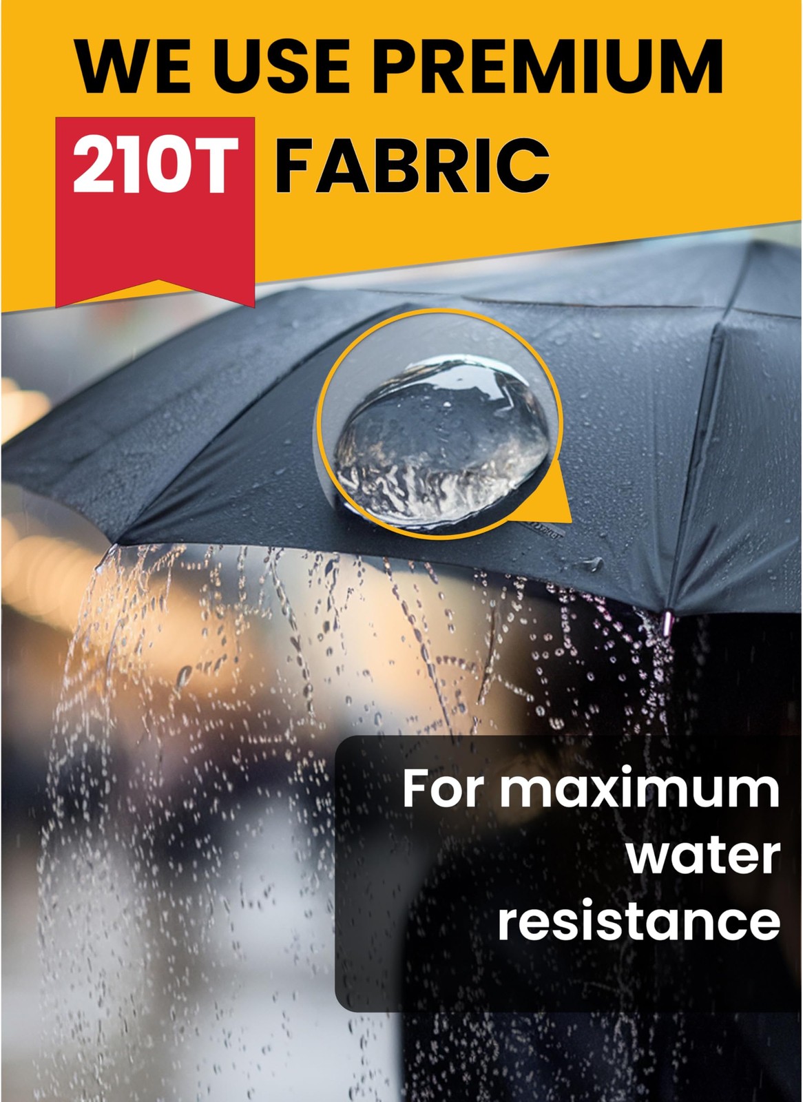 Premium Umbrellas for Rain Windproof Travel Automatic Open Close Large Canopy...