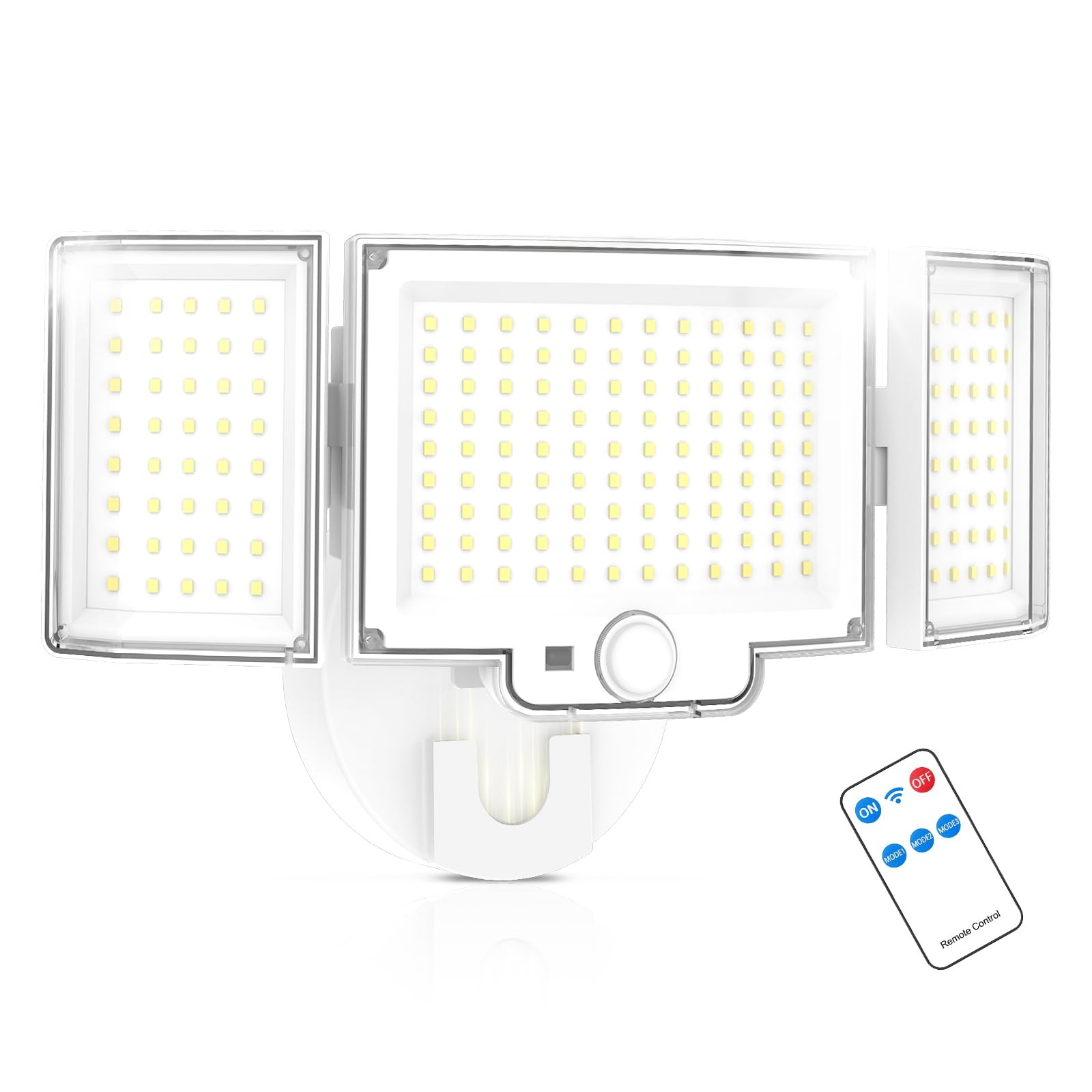 Motion Sensor Outdoor Flood Light, 4200LM 188 LED Security Light, 6500K Dayli...
