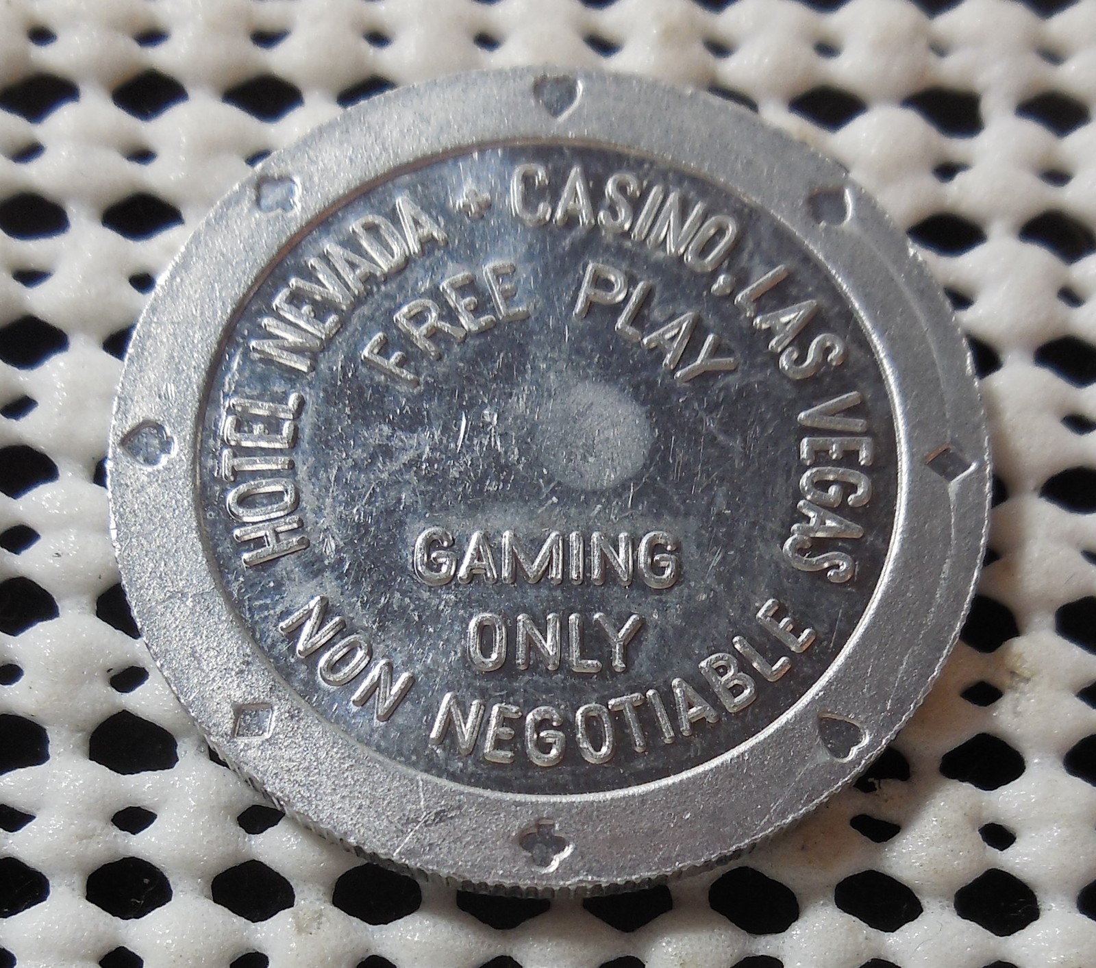 HOTEL NEVADA CASINO LAS VEGAS FREE PLAY TOKEN