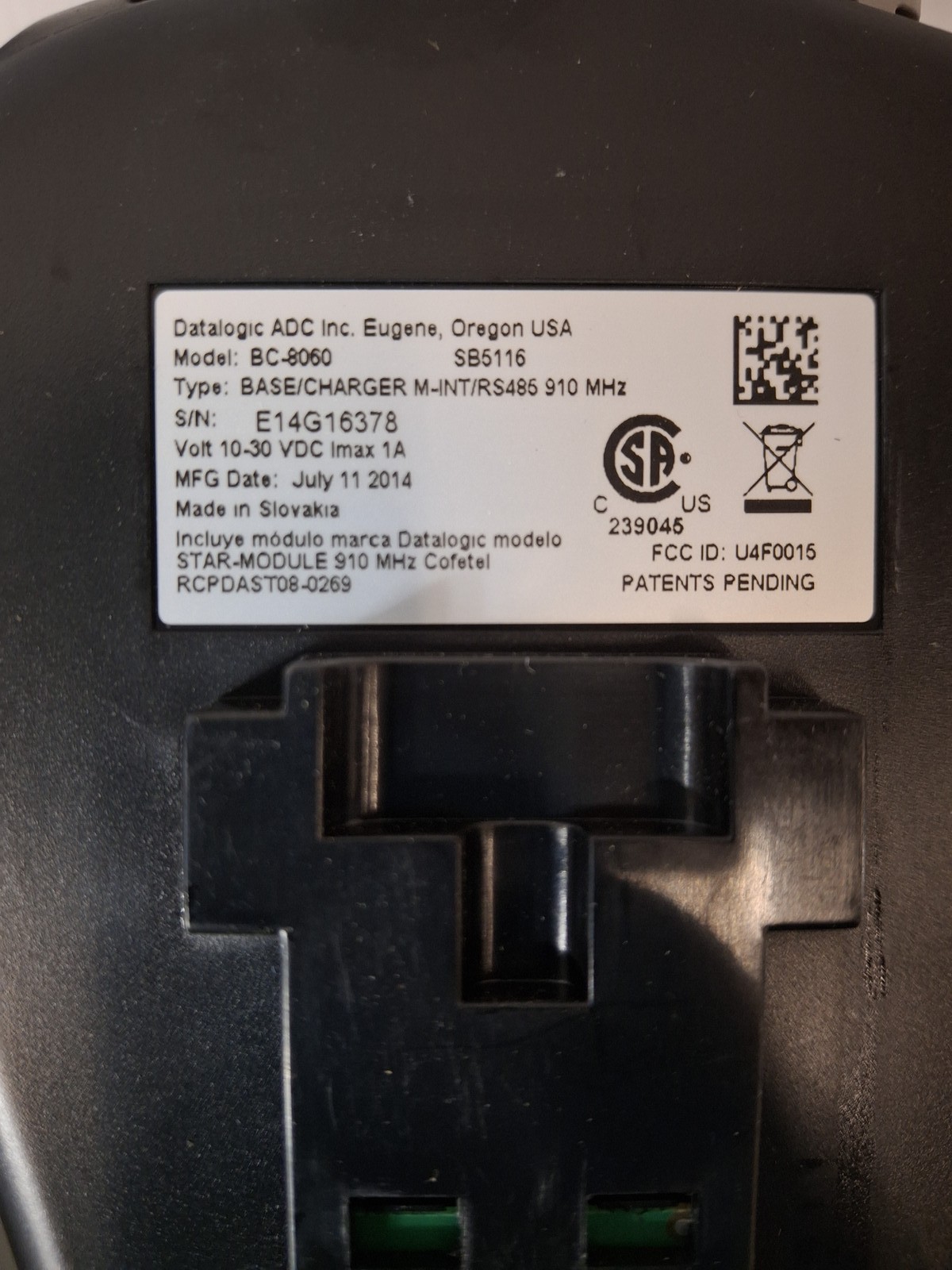 Datalogic PowerScan M8300 Barcode Scanner