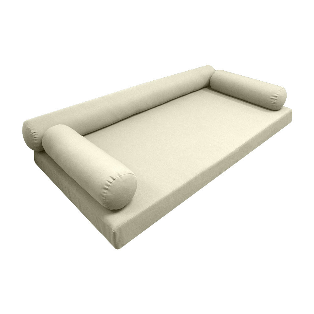 *COVER ONLY*-Style 6 Daybed Mattress Bolster Pillow Covers Knife Edge Twin-AD005