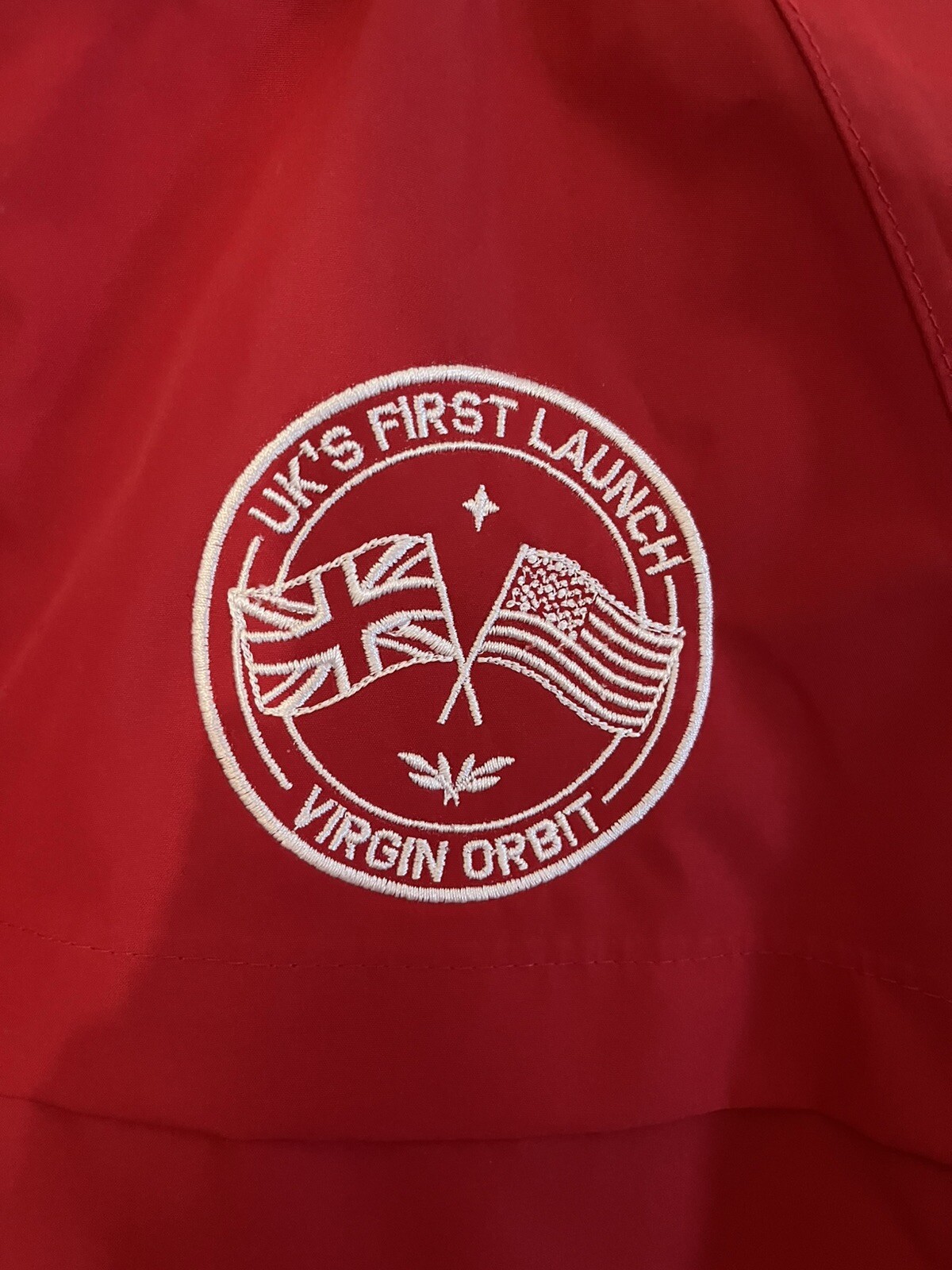 Virgin Orbit Rain Coat Uk’s First Launch Cornwall - Size Small