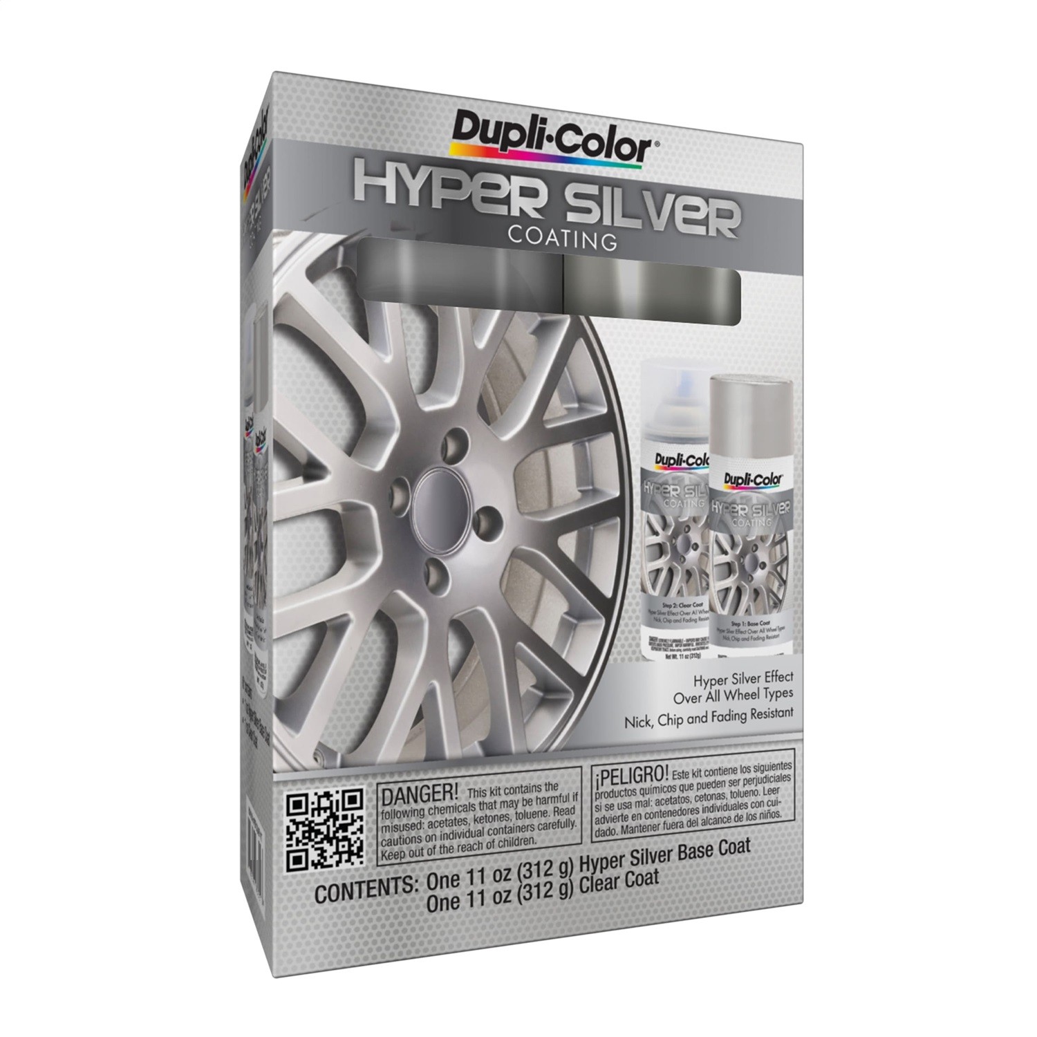 Dupli-Color Paint HSK100 Hyper Silver Wheel Coating Kit