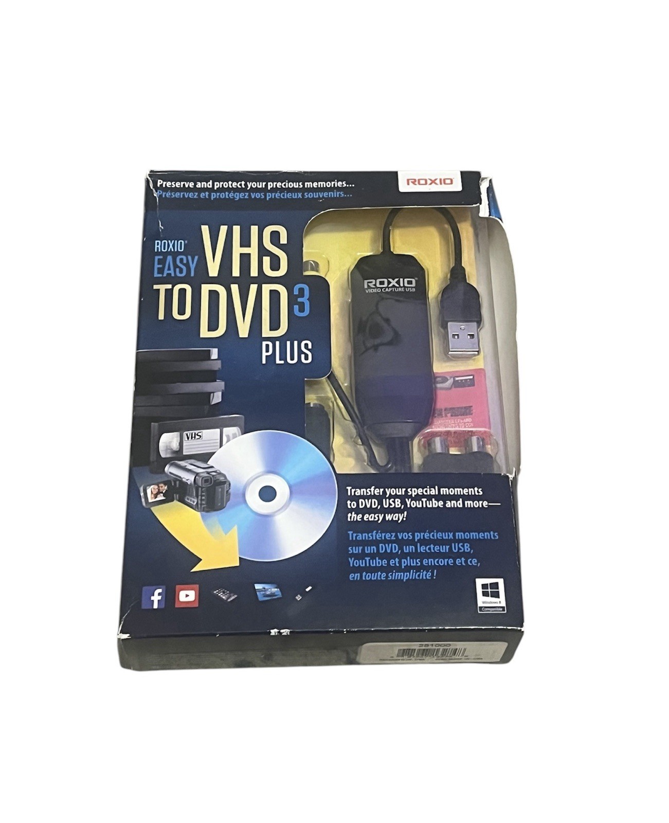 Roxio Easy VHS to DVD 3 Plus - Convert Videotapes To DVD/PC Video