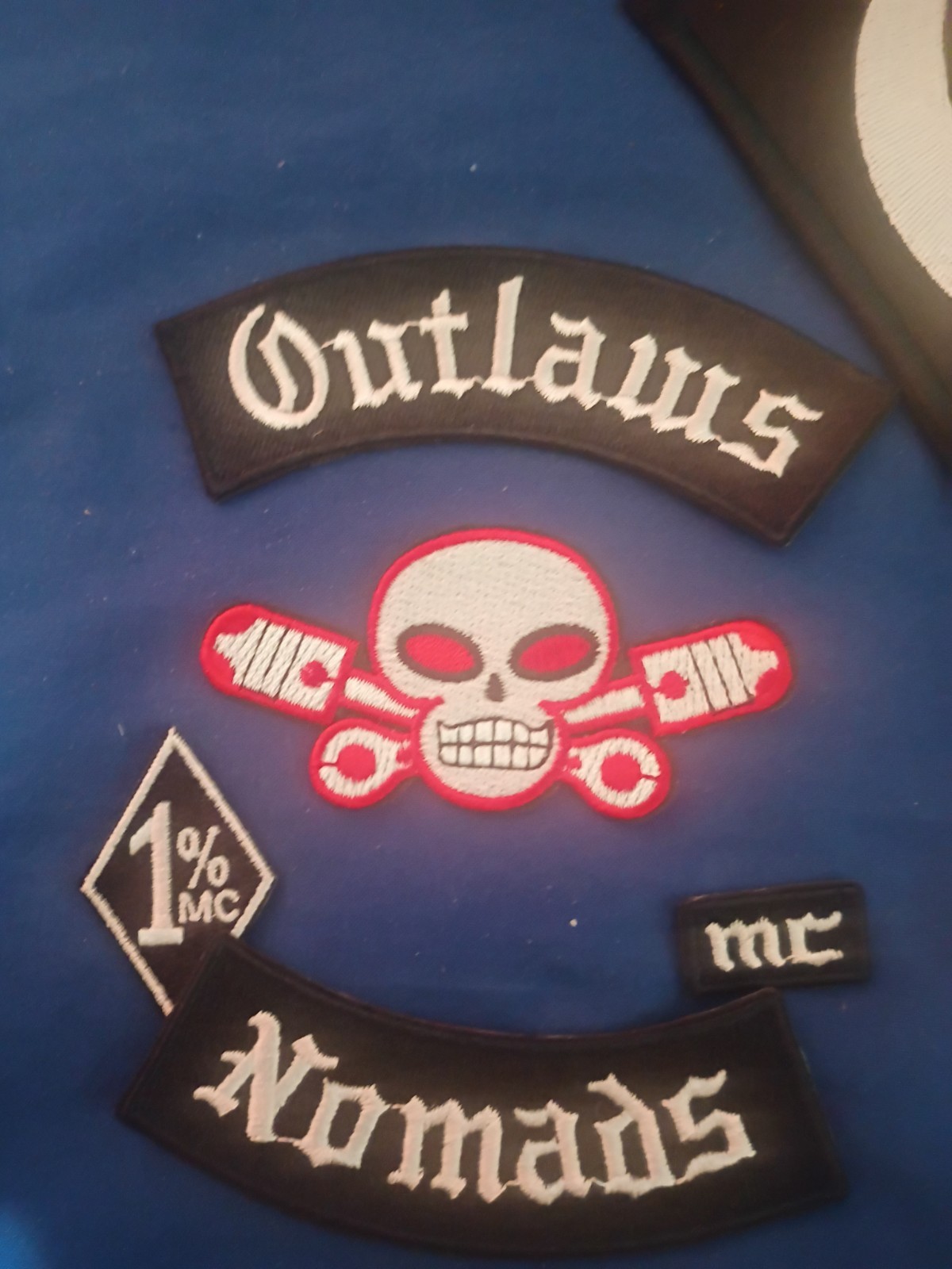 Outlaw Nomads Back &Front Patch Sets