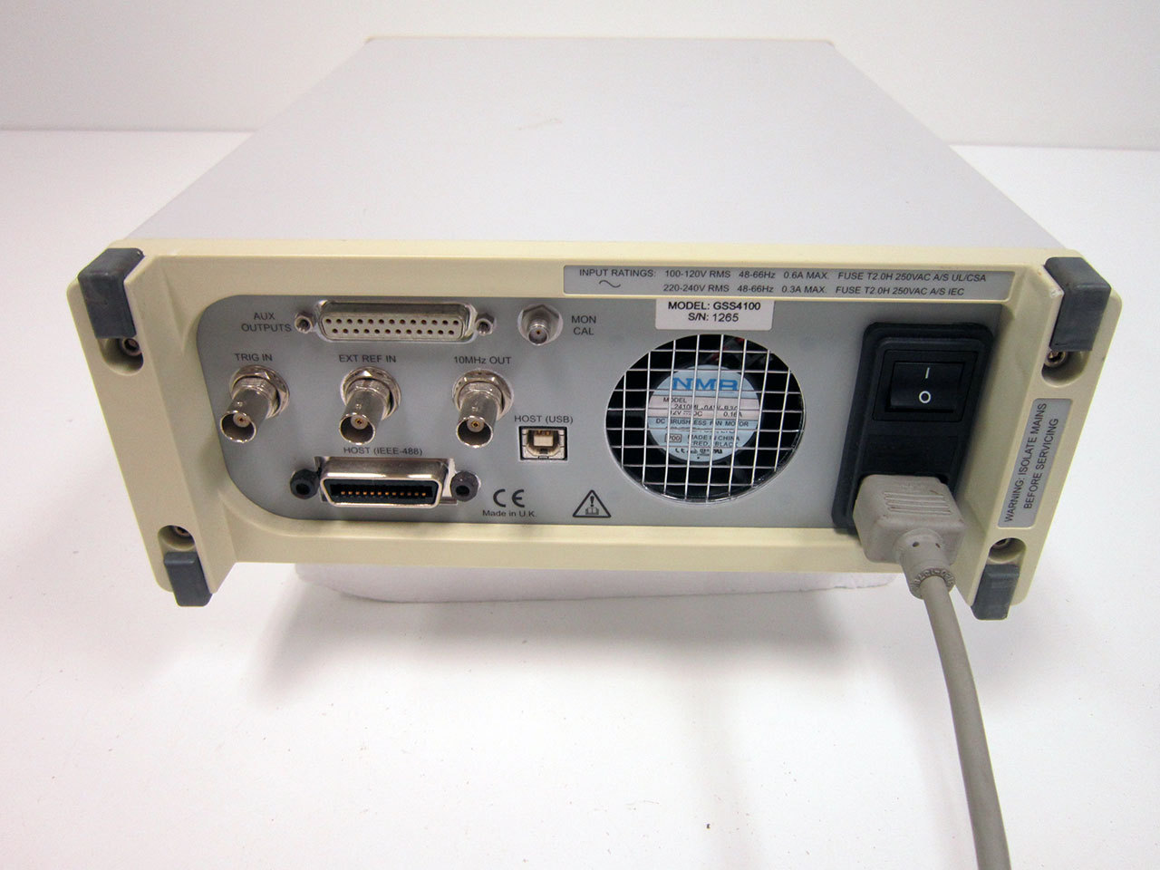 SPIRENT GSS4100 SIGNAL GENERATOR GPS/SBAS GSS-4100