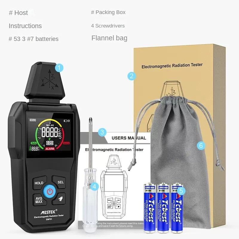 Detector Electromagnetic Tester Electrical Appliances Radiation Monitor