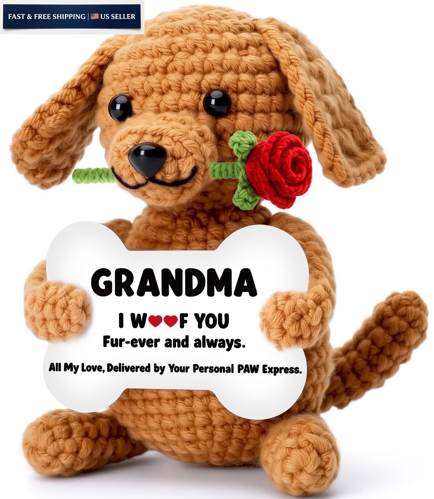 Funny Dog Mothers Day Grandma Gifts from Grandkids, Birthday