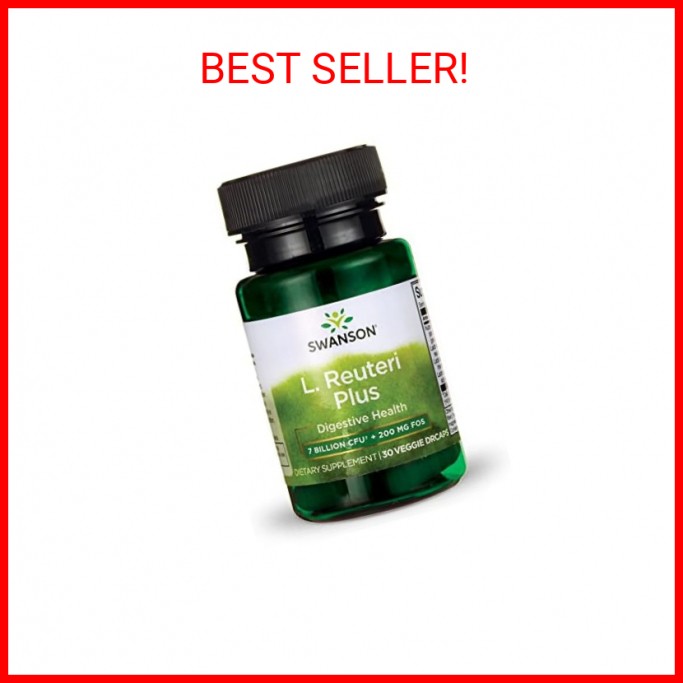 Swanson L. Reuteri Probiotic Plus w/L. Rhamnosus L. Acidophilus & FOS Prebiotic