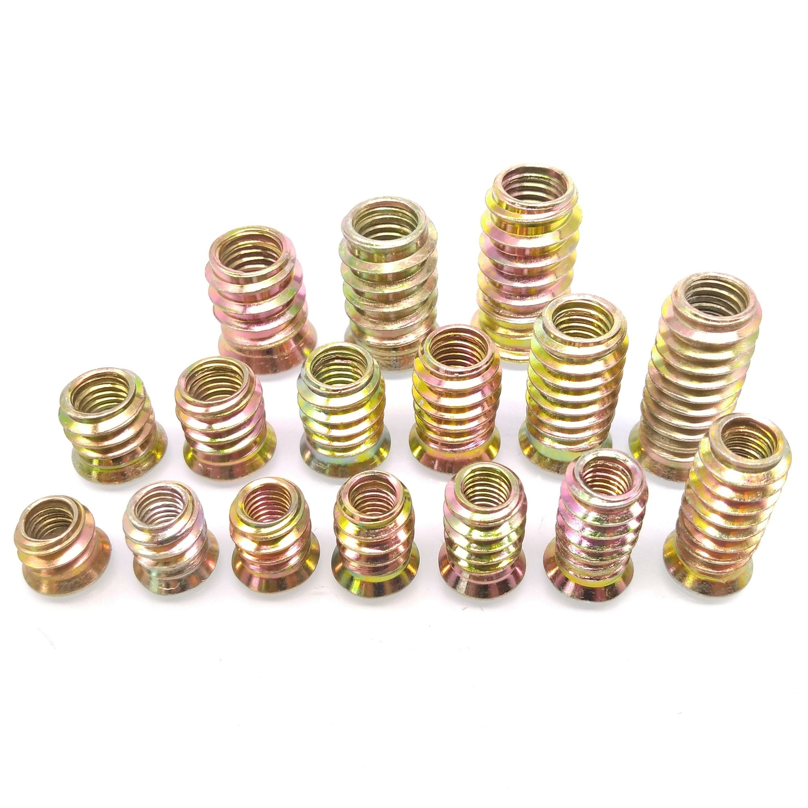 480x Furniture Screw-in Nut Bolt Fastener Hex Socket Insert Nuts Assortment Kit