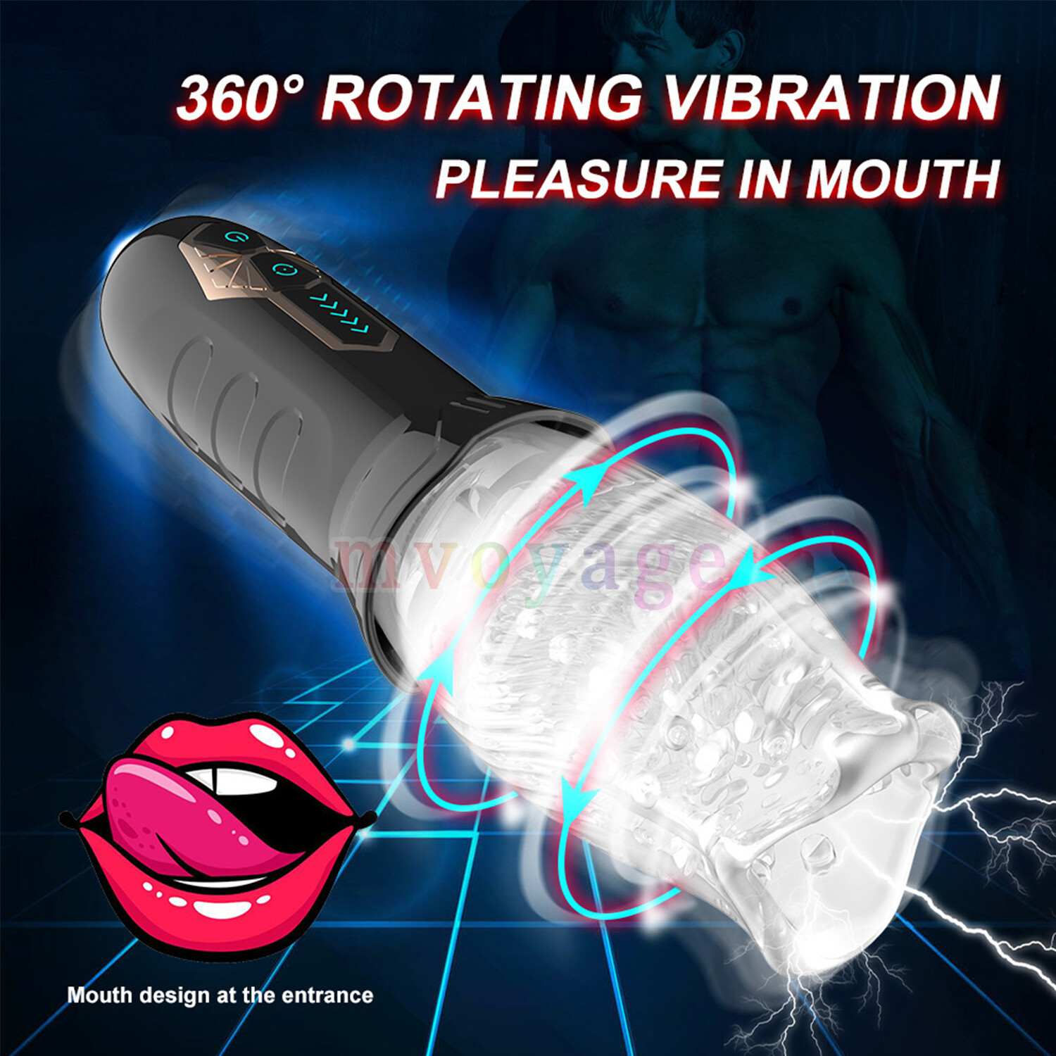 Automatic Handsfree Male Masturbator Cup Stroker Pocket Pussy for Men Sex Toy