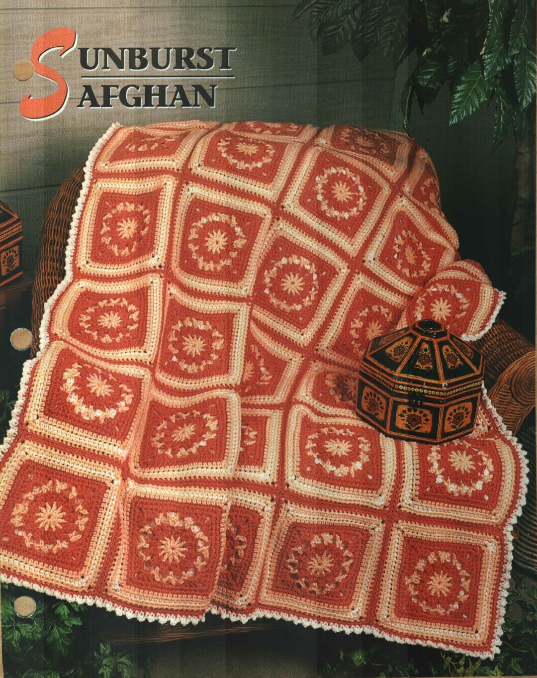 NEW SUNBURST AFGHAN ANNIE'S CROCHET QUILT & AFGHAN CLUB PATTERN INSTRUCTIONS