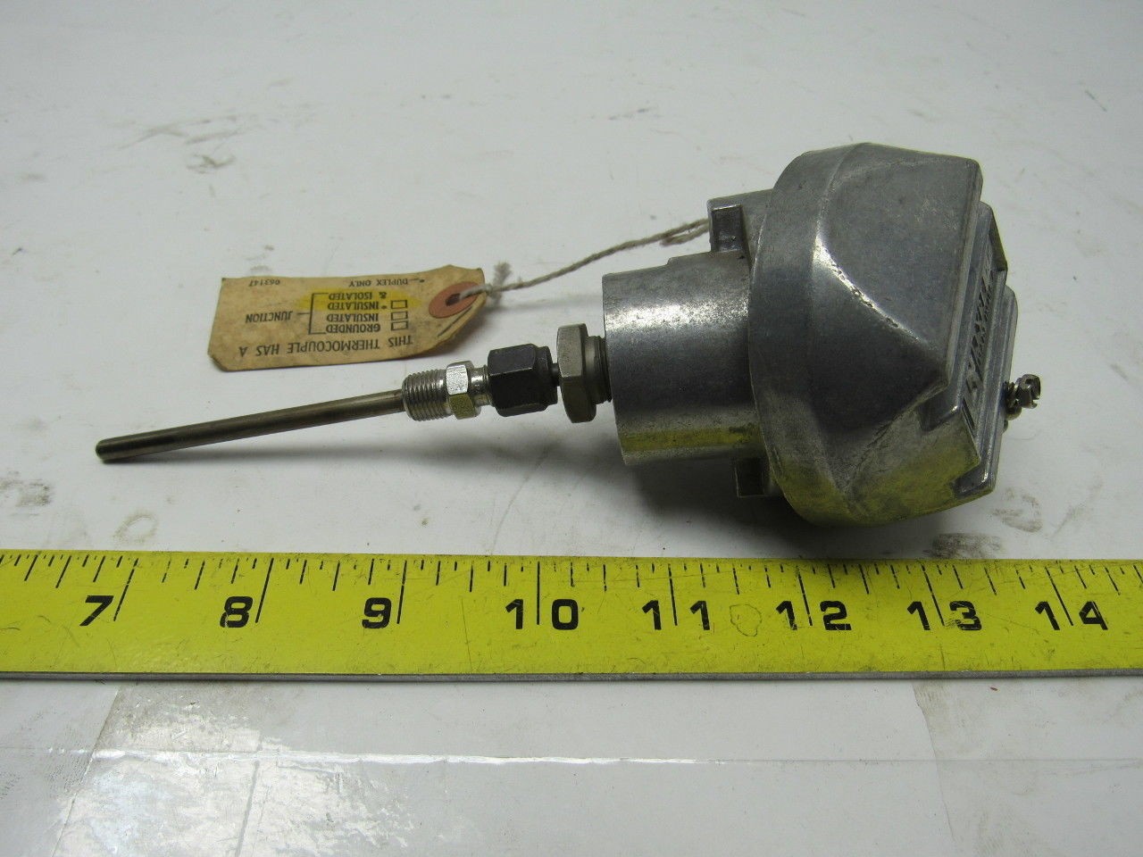 LN Type KK Head Style 4" Thermocouple