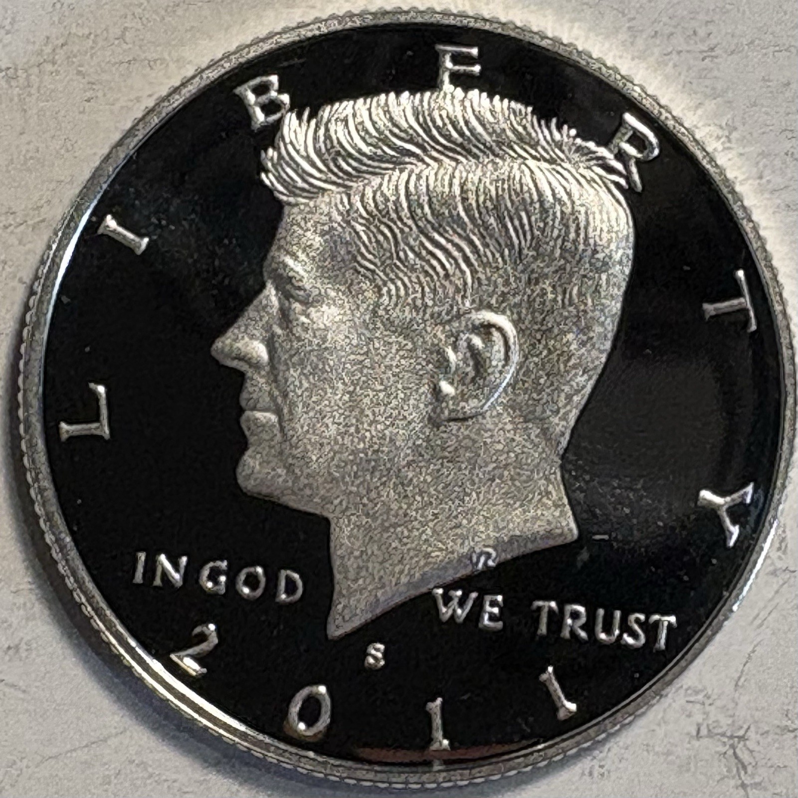 2011 S Kennedy Half Dollar Silver Proof Coin 90% Silver 0.900 Fine