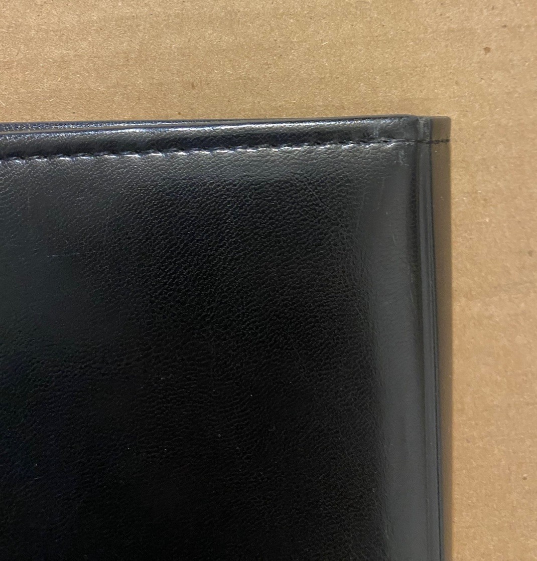 Vintage Apple Computer Leather Folio Padfolio Notebook Folder