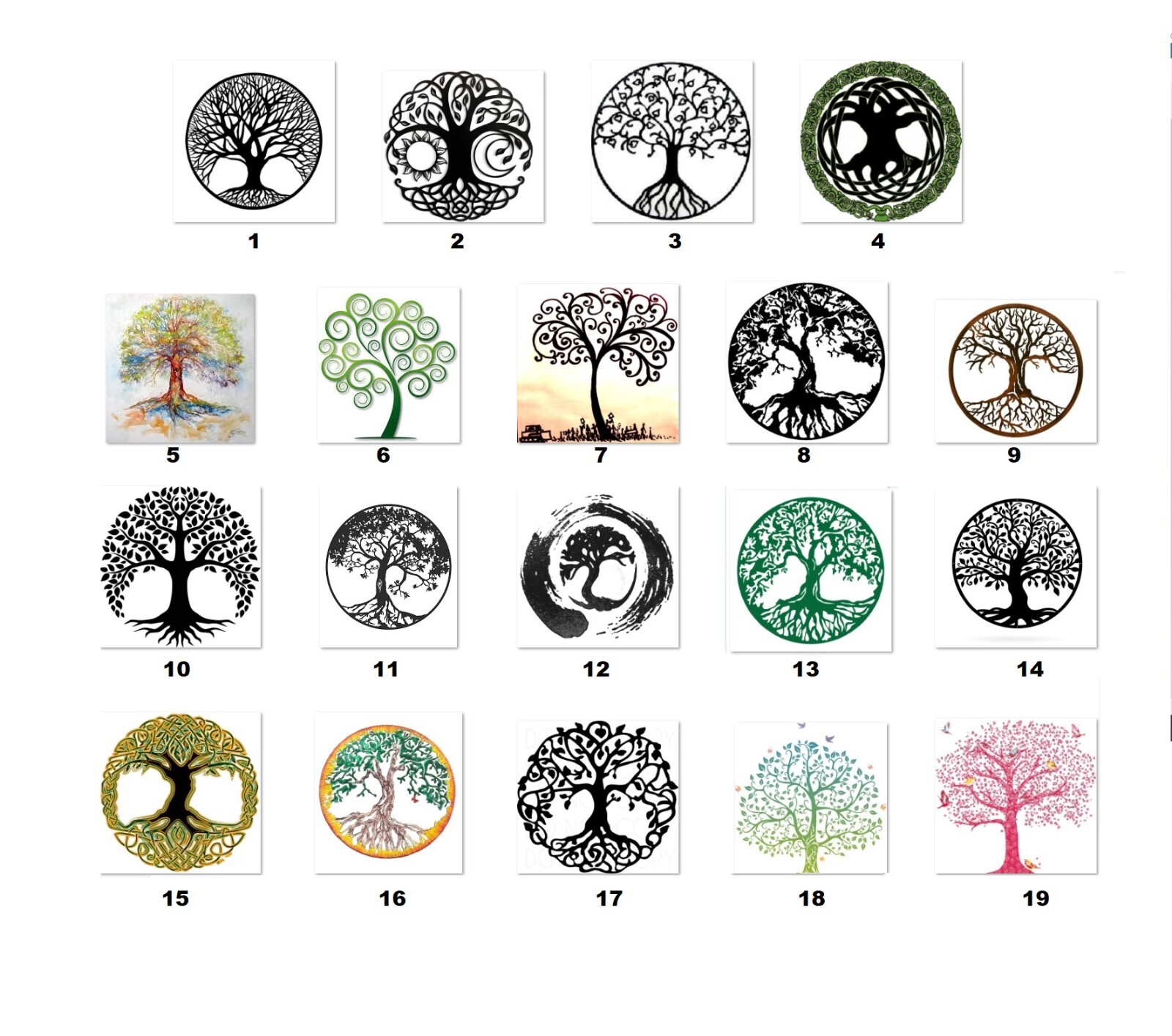Personalized Address labels Tree of Life (FA 10)