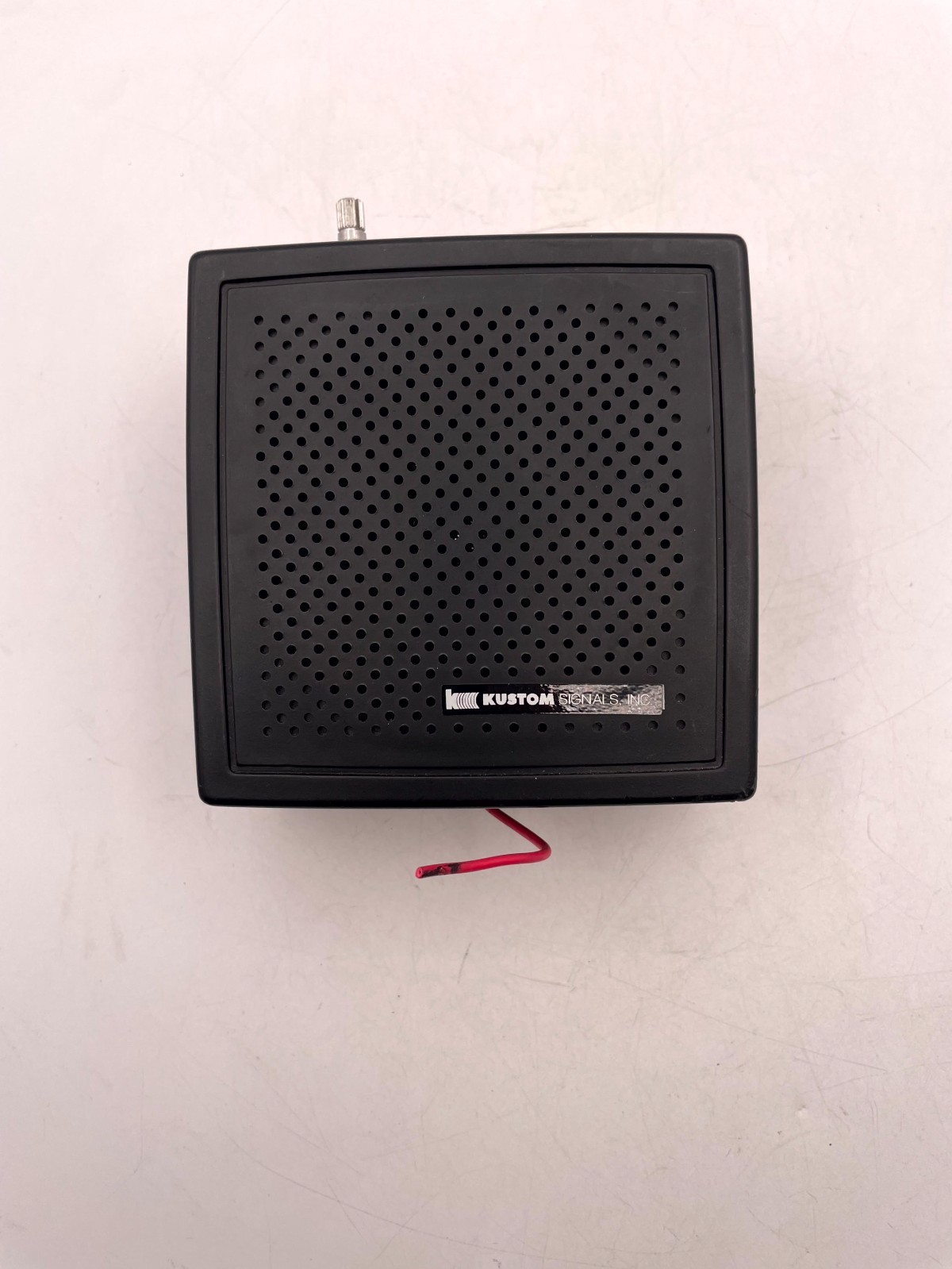 Kustom Signals Inc Amplified External Speaker Black Wired Square for CB Radios